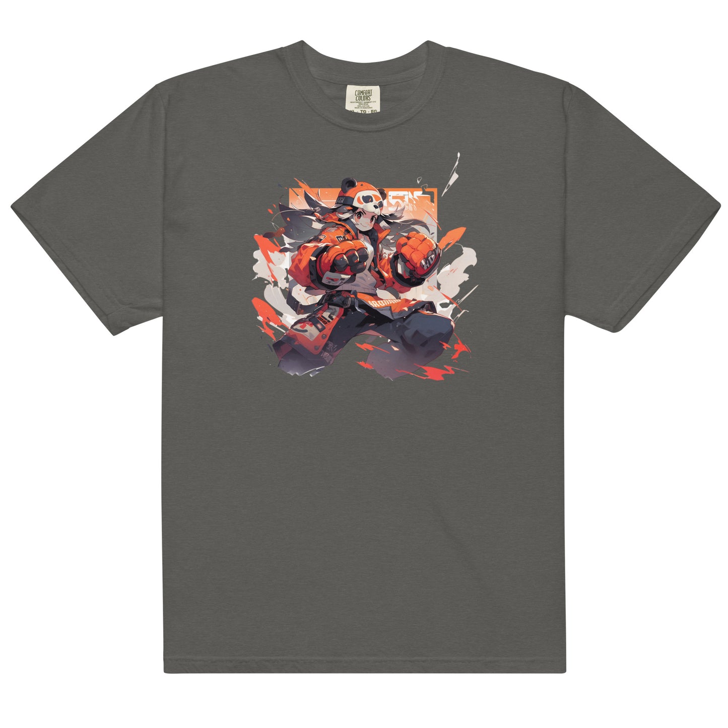 Panda Anime | Unisex garment-dyed heavyweight t-shirt