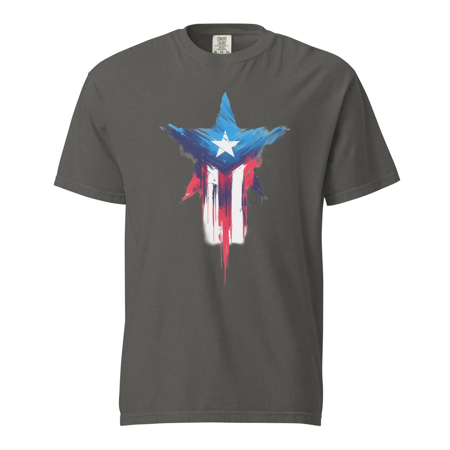 Bandera de PR Estrella || Unisex garment-dyed heavyweight t-shirt