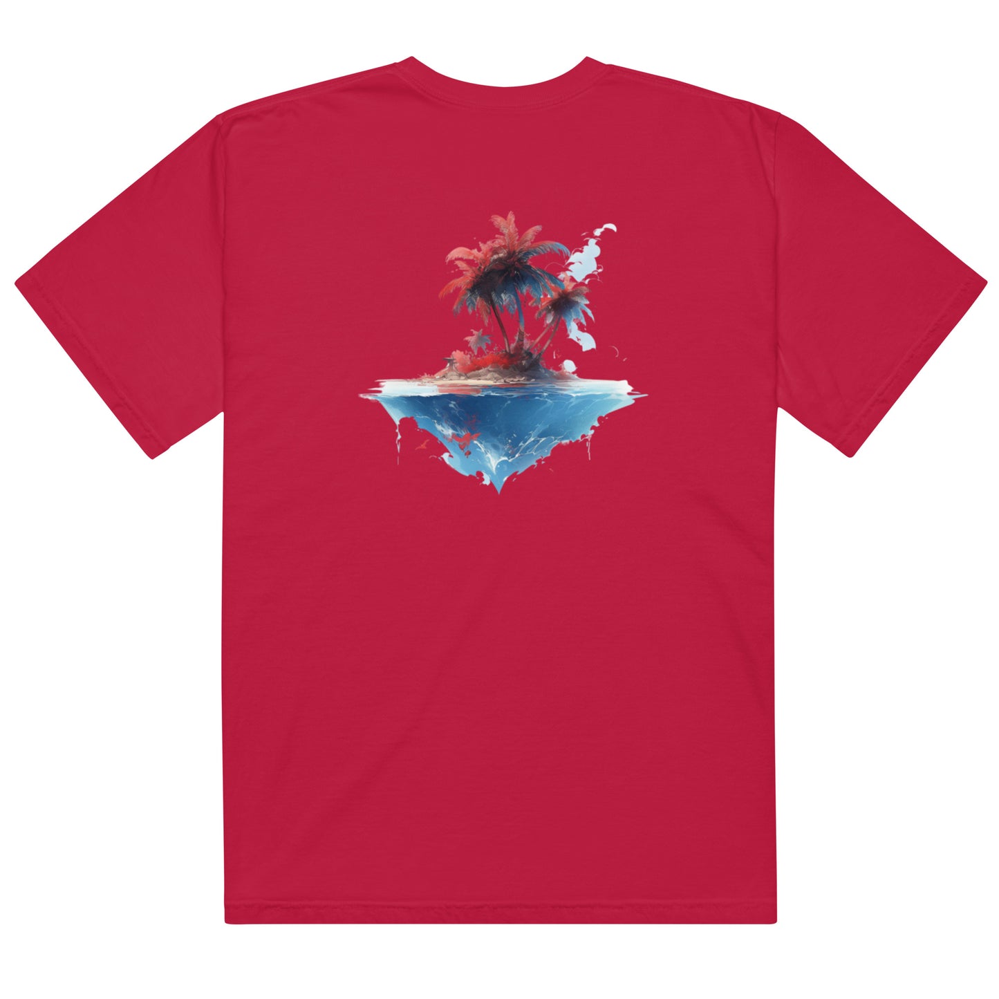 PR Palm Beach Algori Print Logo | Unisex garment-dyed heavyweight t-shirt