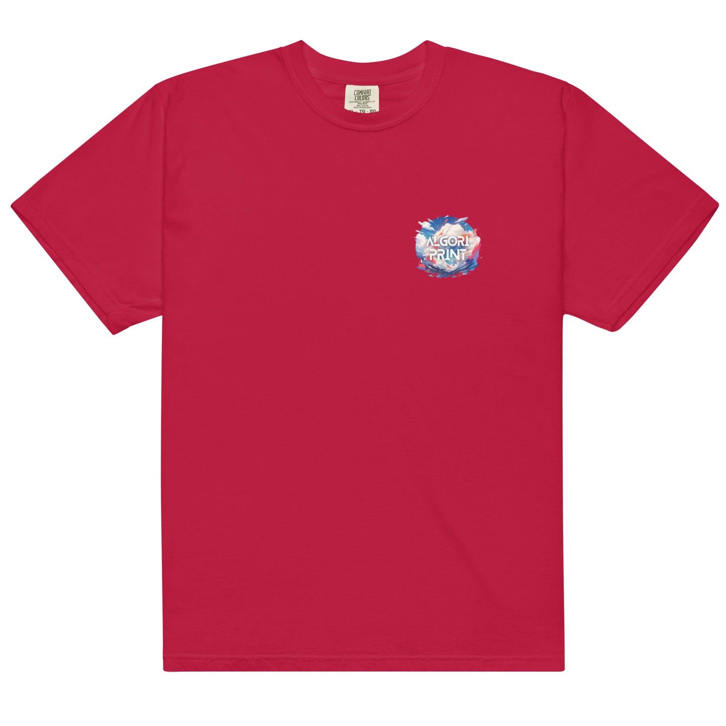 PR Palm Beach Algori Print Logo | Unisex garment-dyed heavyweight t-shirt