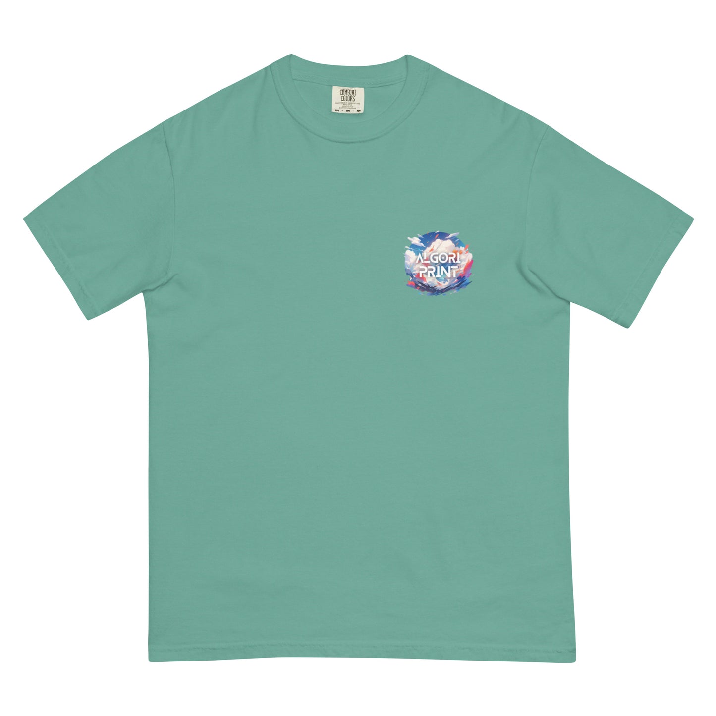 PR Palm Beach Algori Print Logo | Unisex garment-dyed heavyweight t-shirt