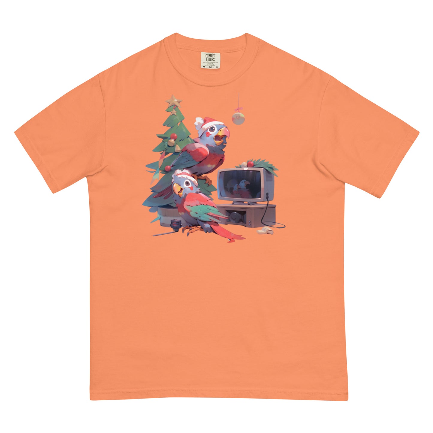 Cotorra Navideña #4 | Unisex garment-dyed heavyweight t-shirt
