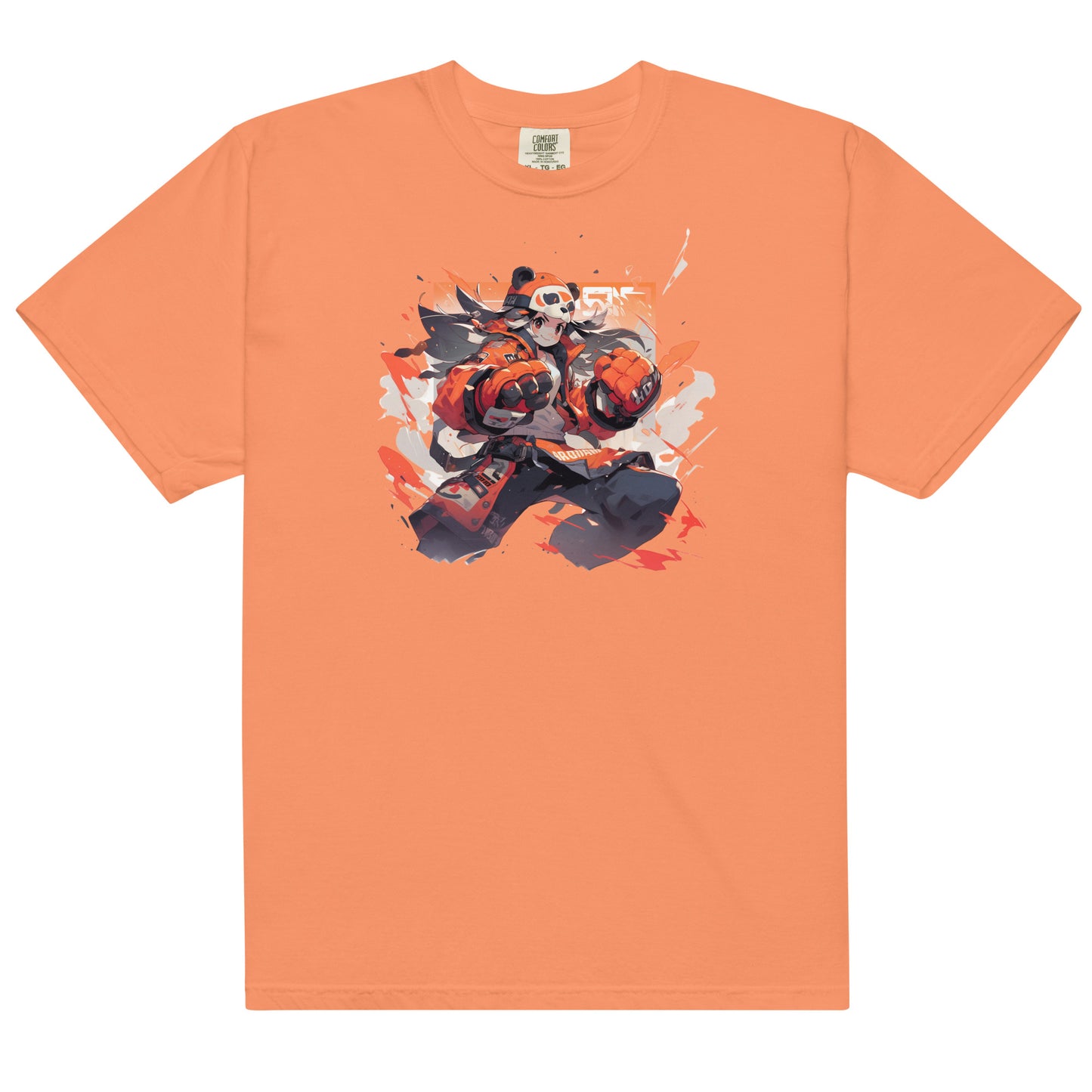 Panda Anime | Unisex garment-dyed heavyweight t-shirt