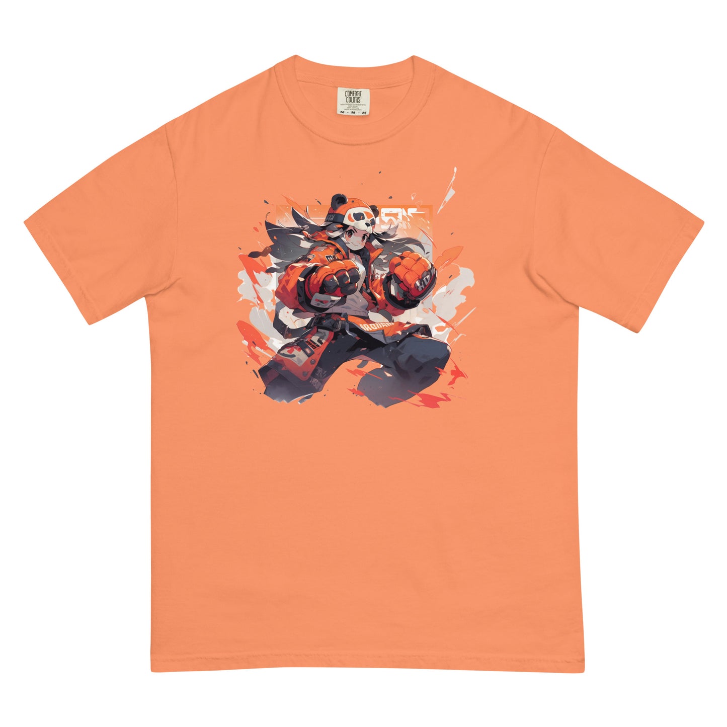 Panda Anime | Unisex garment-dyed heavyweight t-shirt