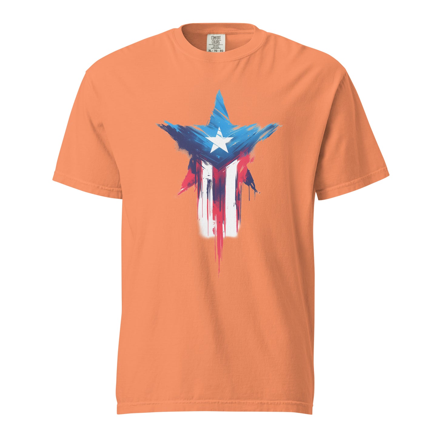 Bandera de PR Estrella || Unisex garment-dyed heavyweight t-shirt