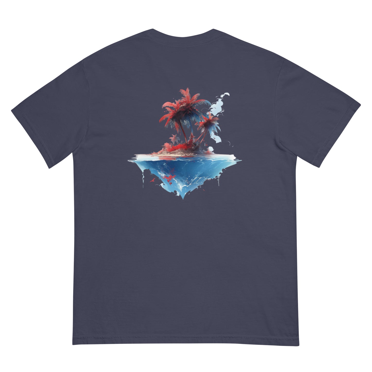 PR Palm Beach Algori Print Logo | Unisex garment-dyed heavyweight t-shirt