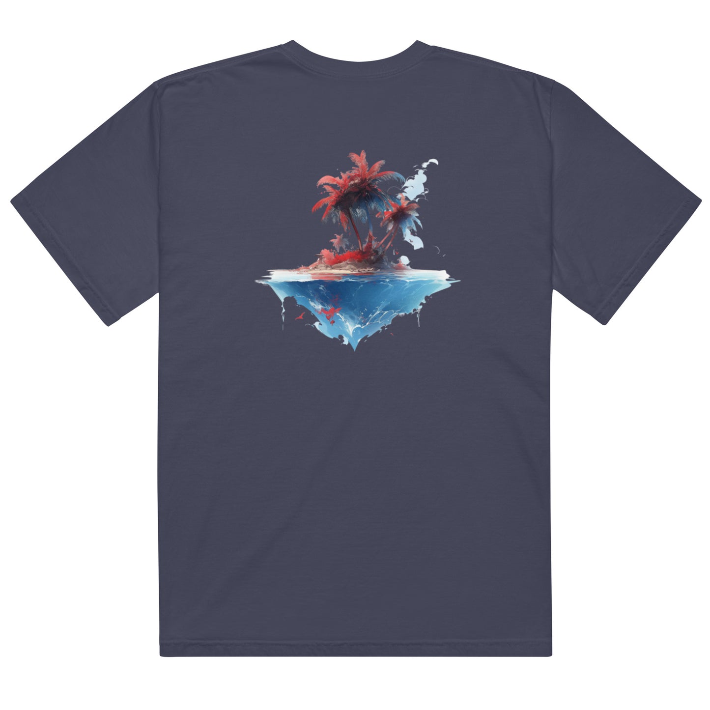 PR Palm Beach Algori Print Logo | Unisex garment-dyed heavyweight t-shirt