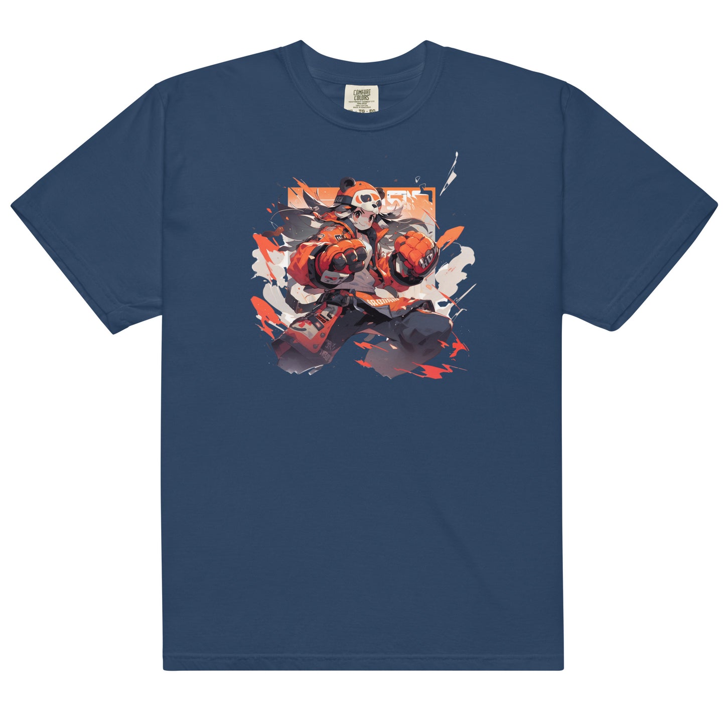 Panda Anime | Unisex garment-dyed heavyweight t-shirt
