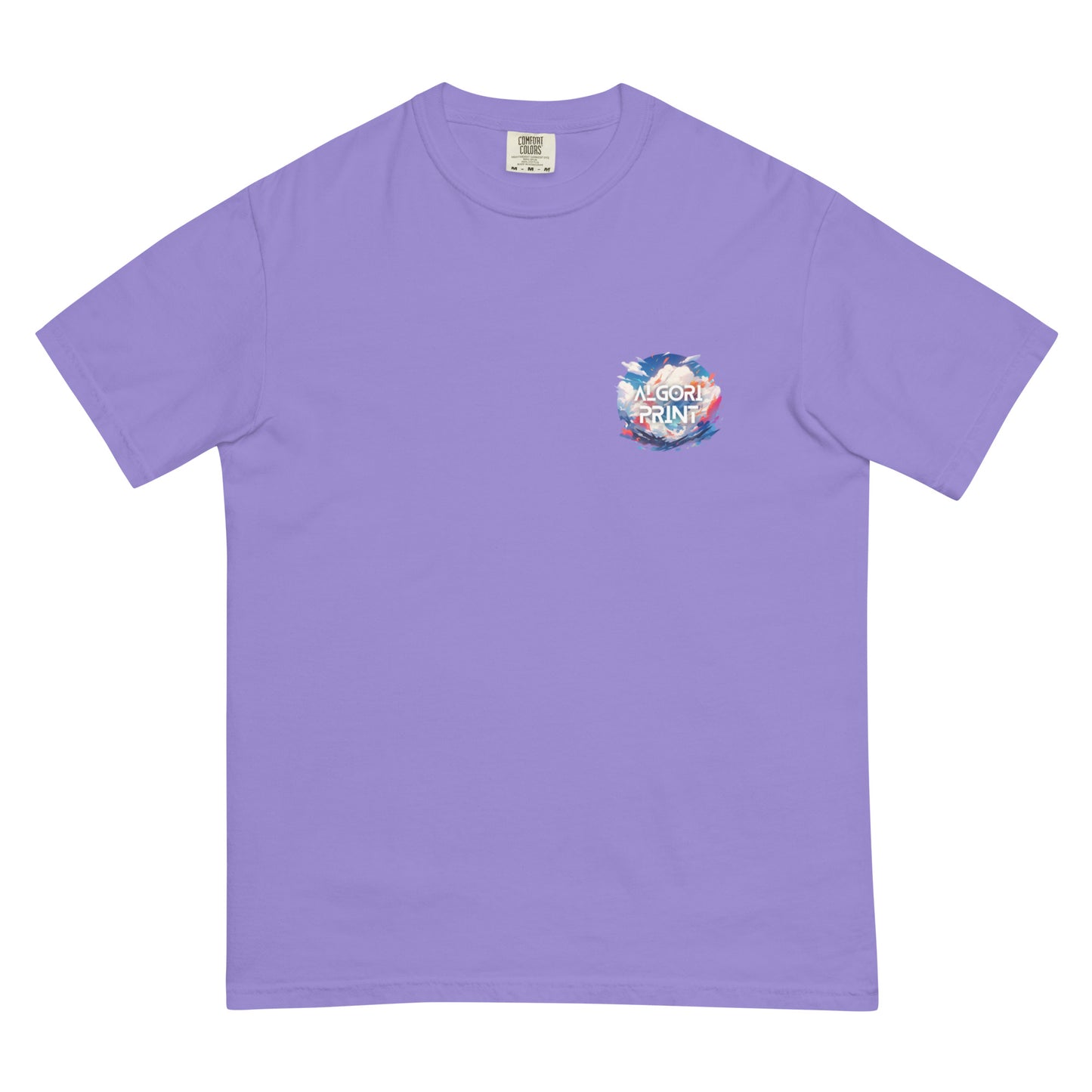 PR Palm Beach Algori Print Logo | Unisex garment-dyed heavyweight t-shirt