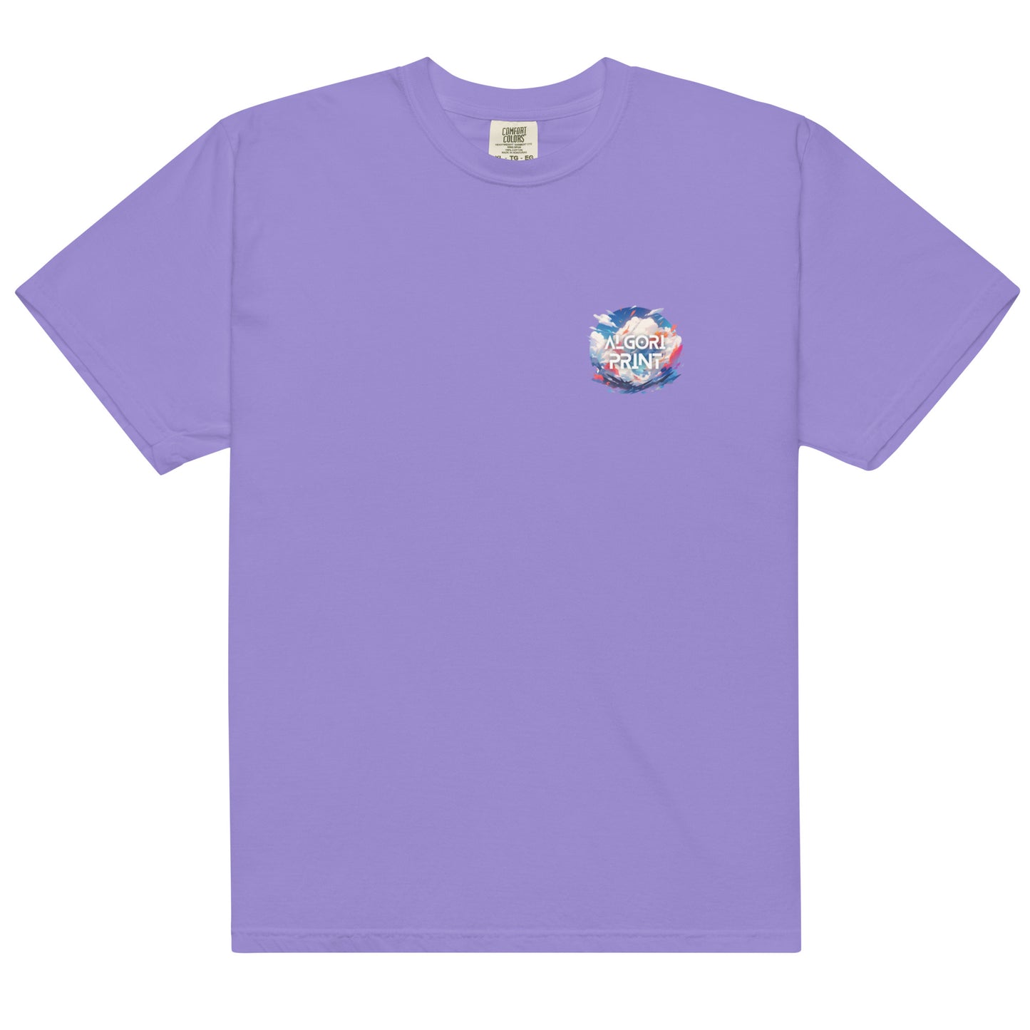 PR Palm Beach Algori Print Logo | Unisex garment-dyed heavyweight t-shirt