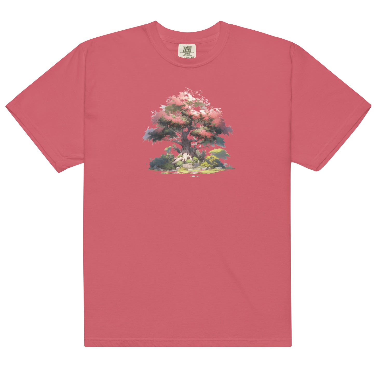 Red Tree | Unisex garment-dyed heavyweight t-shirt