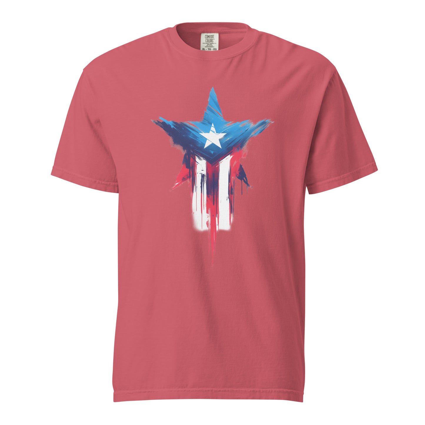 Bandera de PR Estrella || Unisex garment-dyed heavyweight t-shirt
