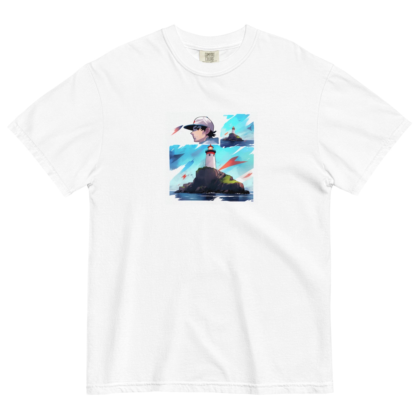 PR anime Art | Unisex garment-dyed heavyweight t-shirt