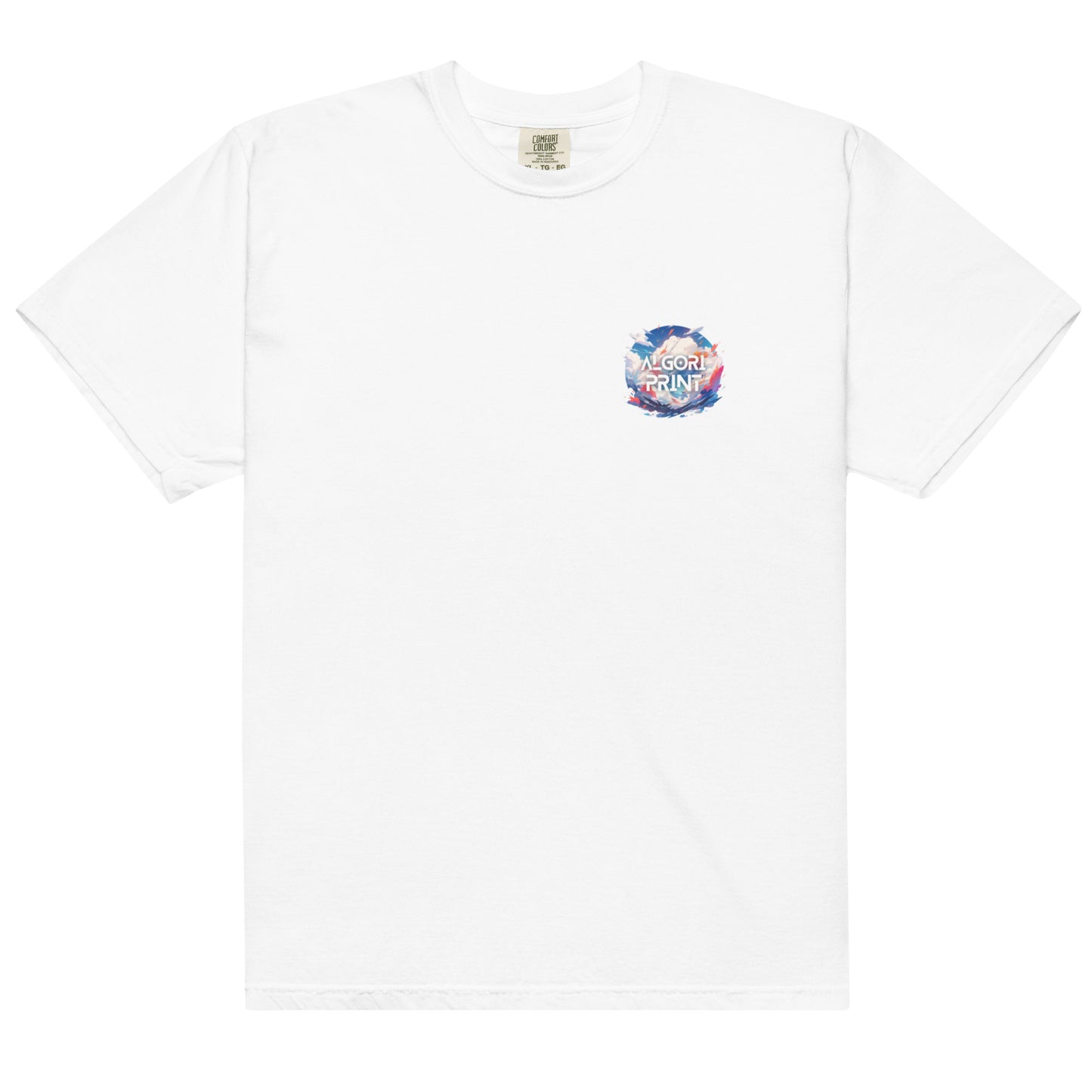 PR Palm Beach Algori Print Logo | Unisex garment-dyed heavyweight t-shirt
