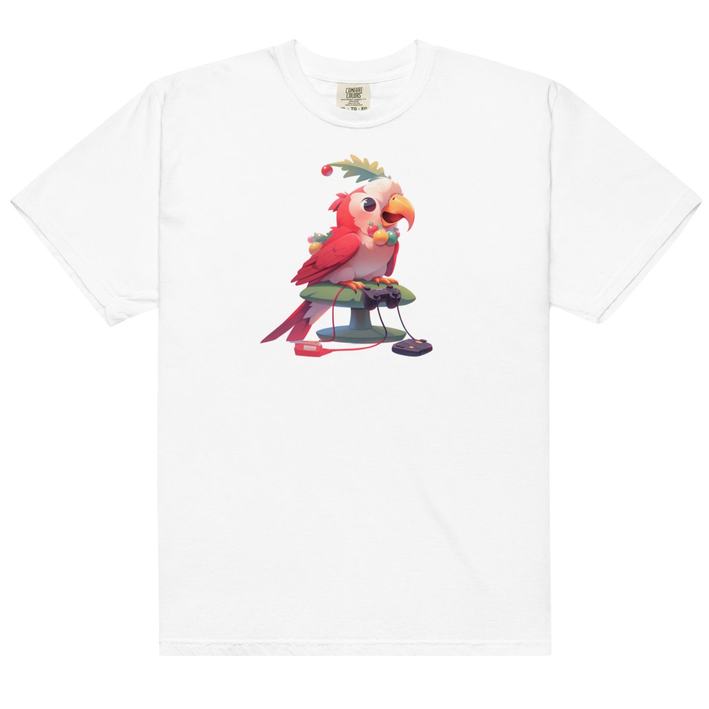 Cotorra Navideña #2 | Unisex garment-dyed heavyweight t-shirt
