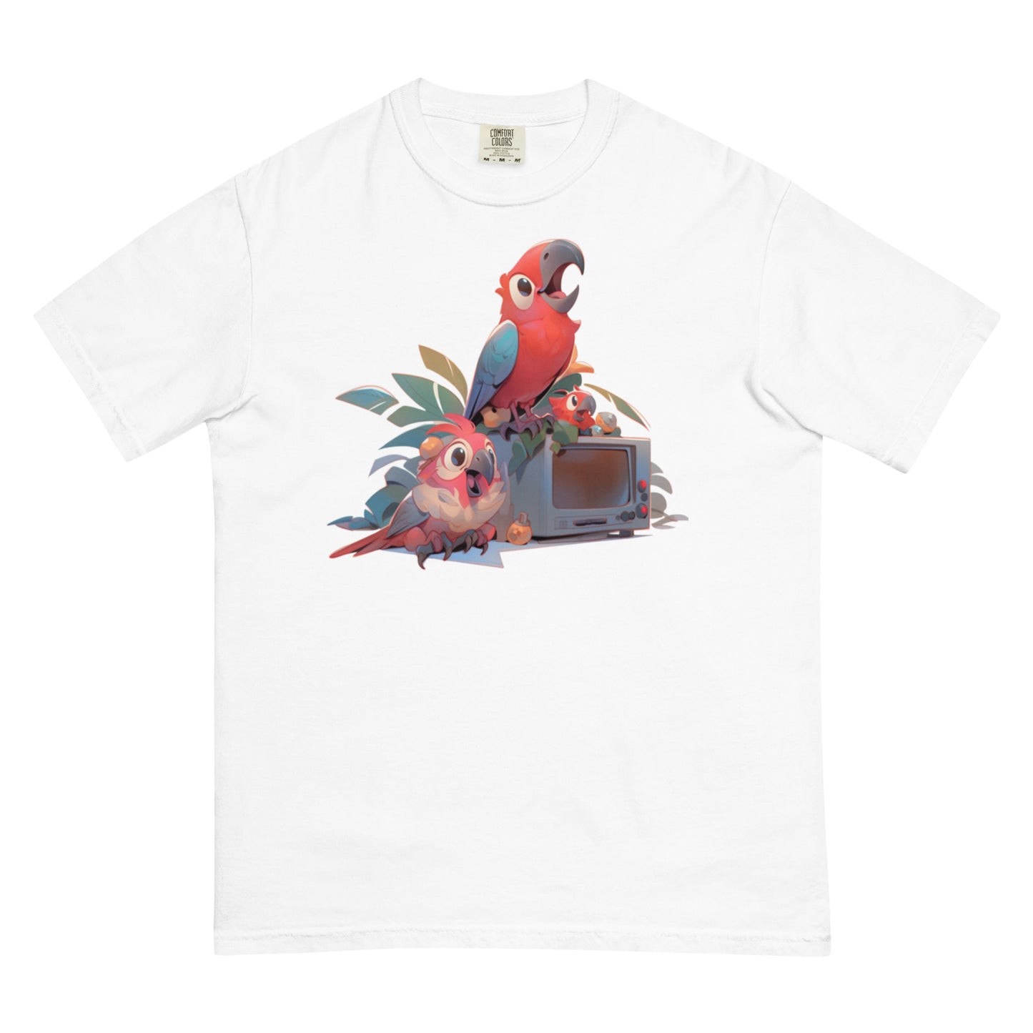 Cotorra Navideña #3 | Unisex garment-dyed heavyweight t-shirt