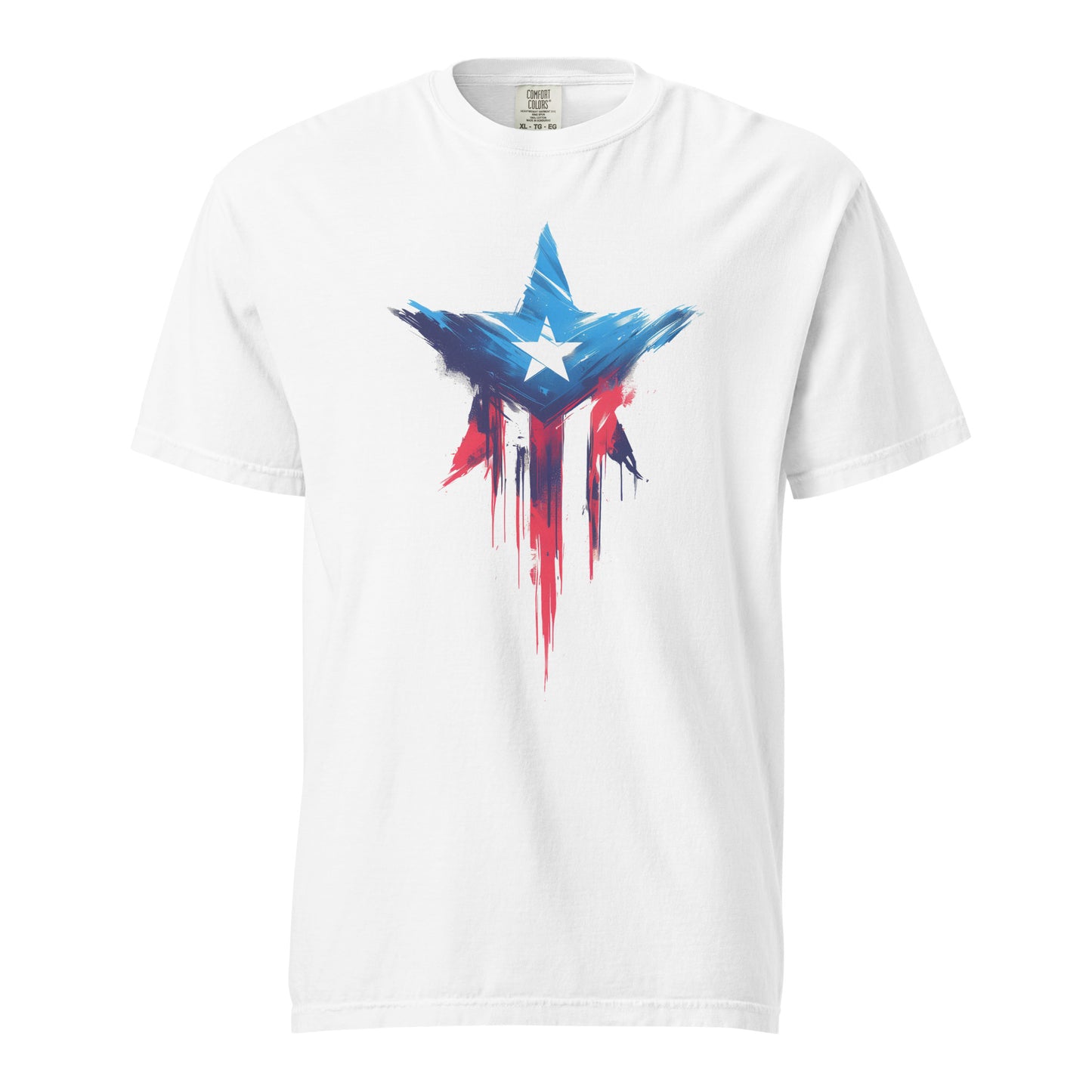 Bandera de PR Estrella || Unisex garment-dyed heavyweight t-shirt