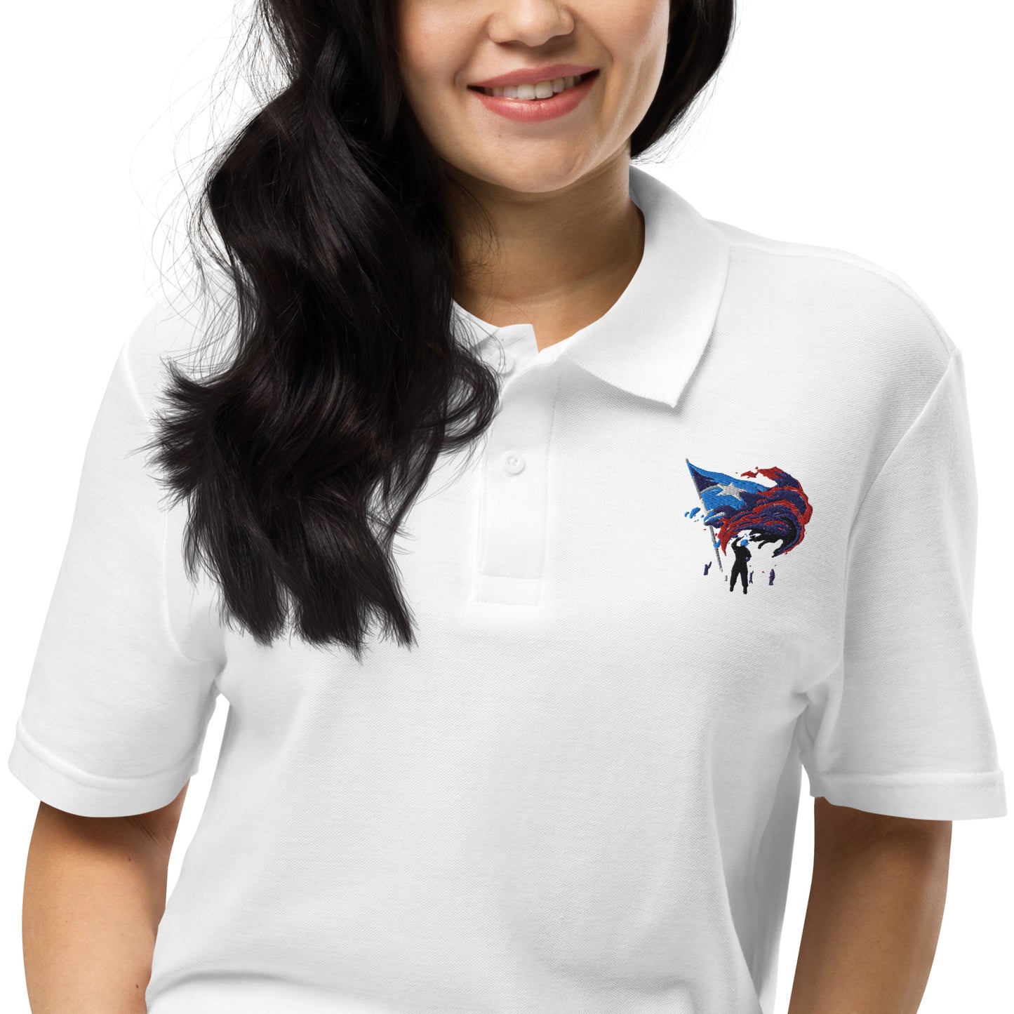 Unisex pique polo shirt