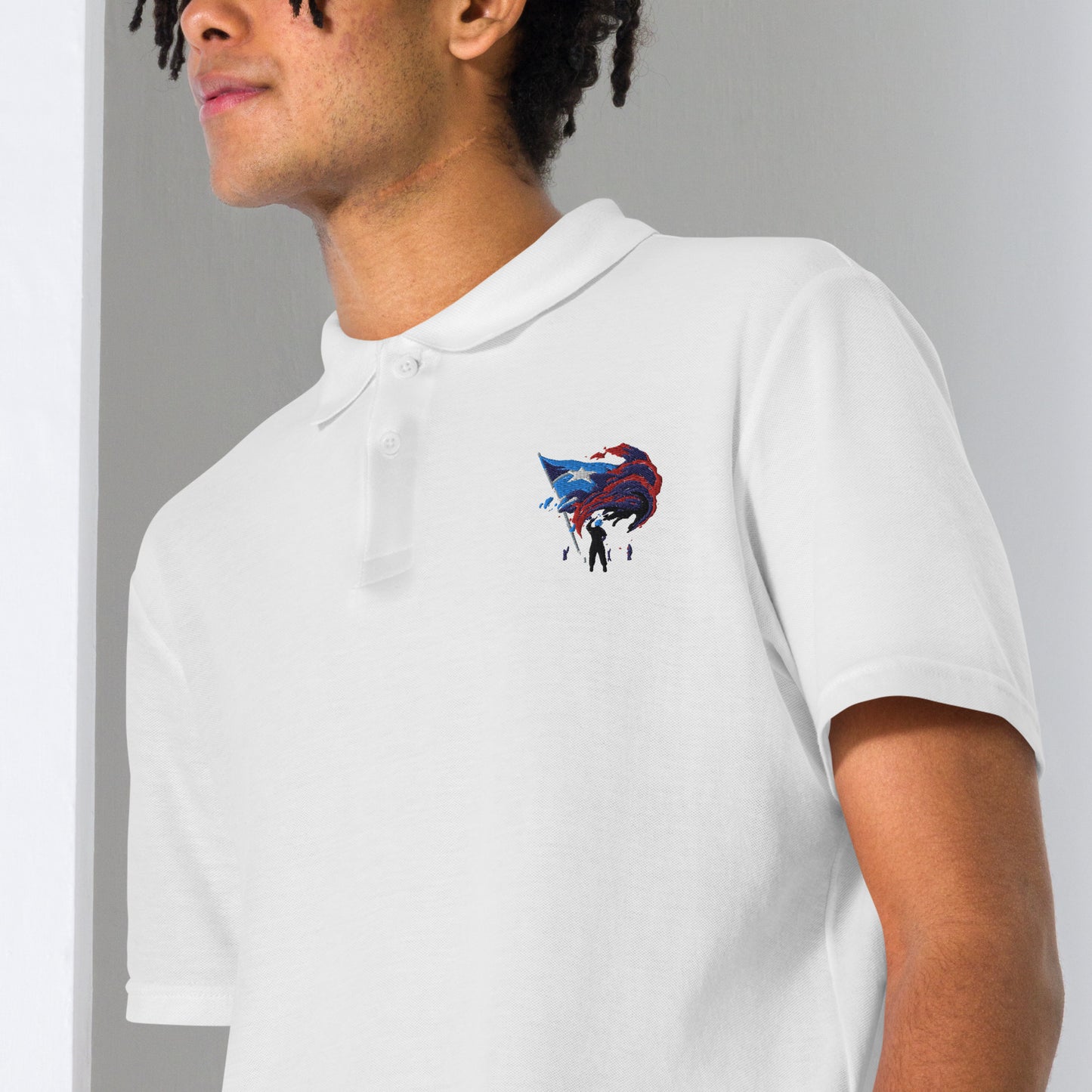Unisex pique polo shirt