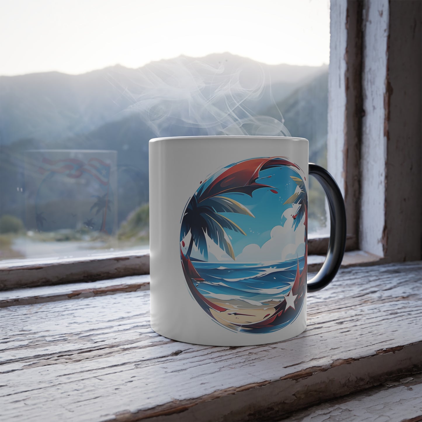 Puerto Rico Tropical | Color Morphing Mug, 11oz