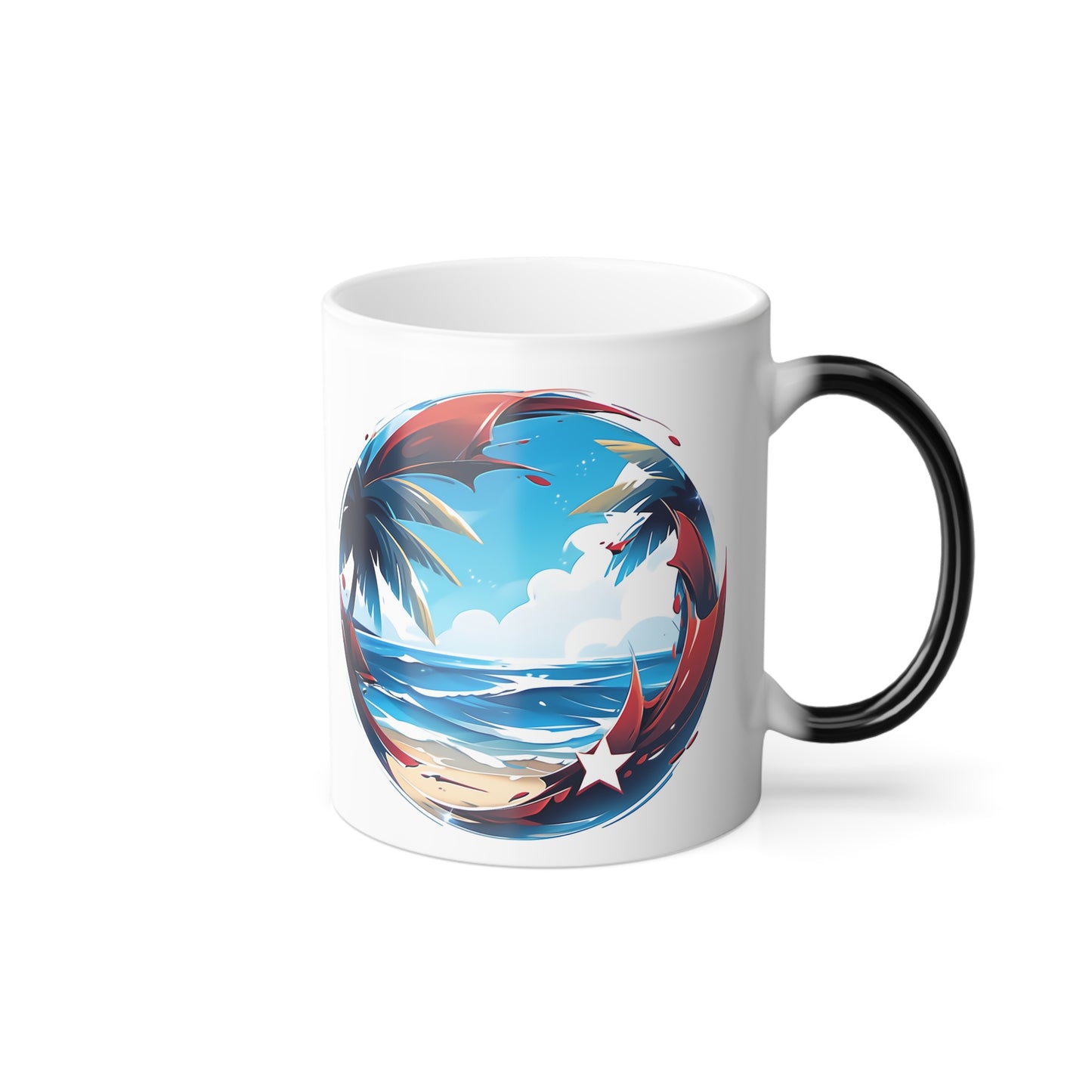 Puerto Rico Tropical | Color Morphing Mug, 11oz