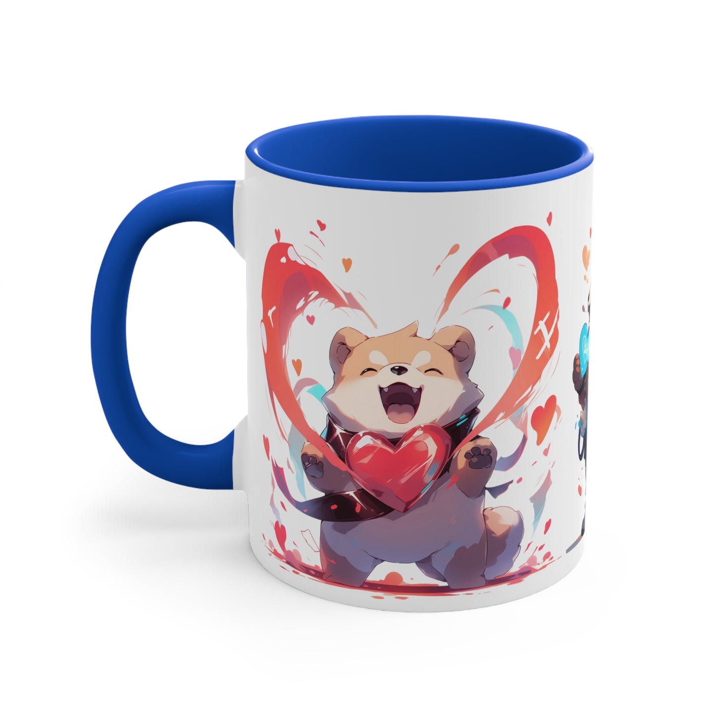 San Valentin Bear || 11oz Accent Mug