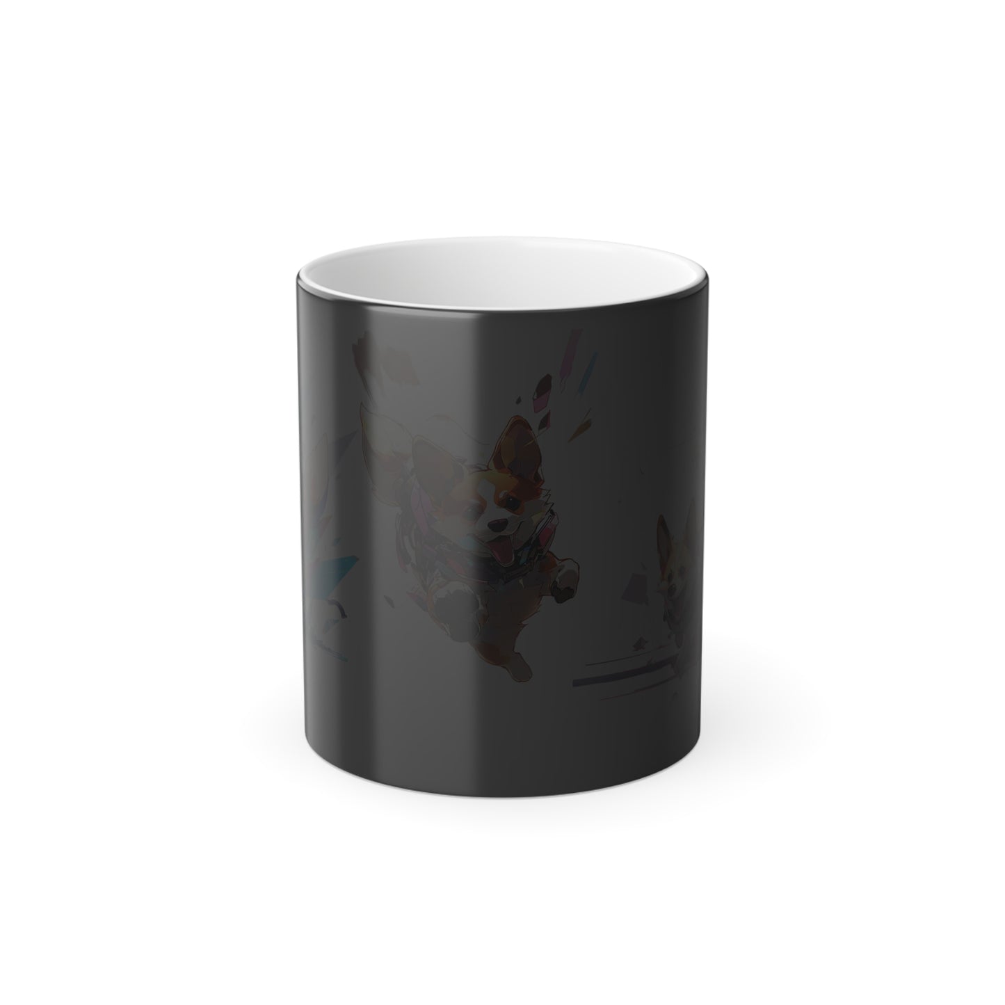 Corgi design | Color Morphing Mug, 11oz