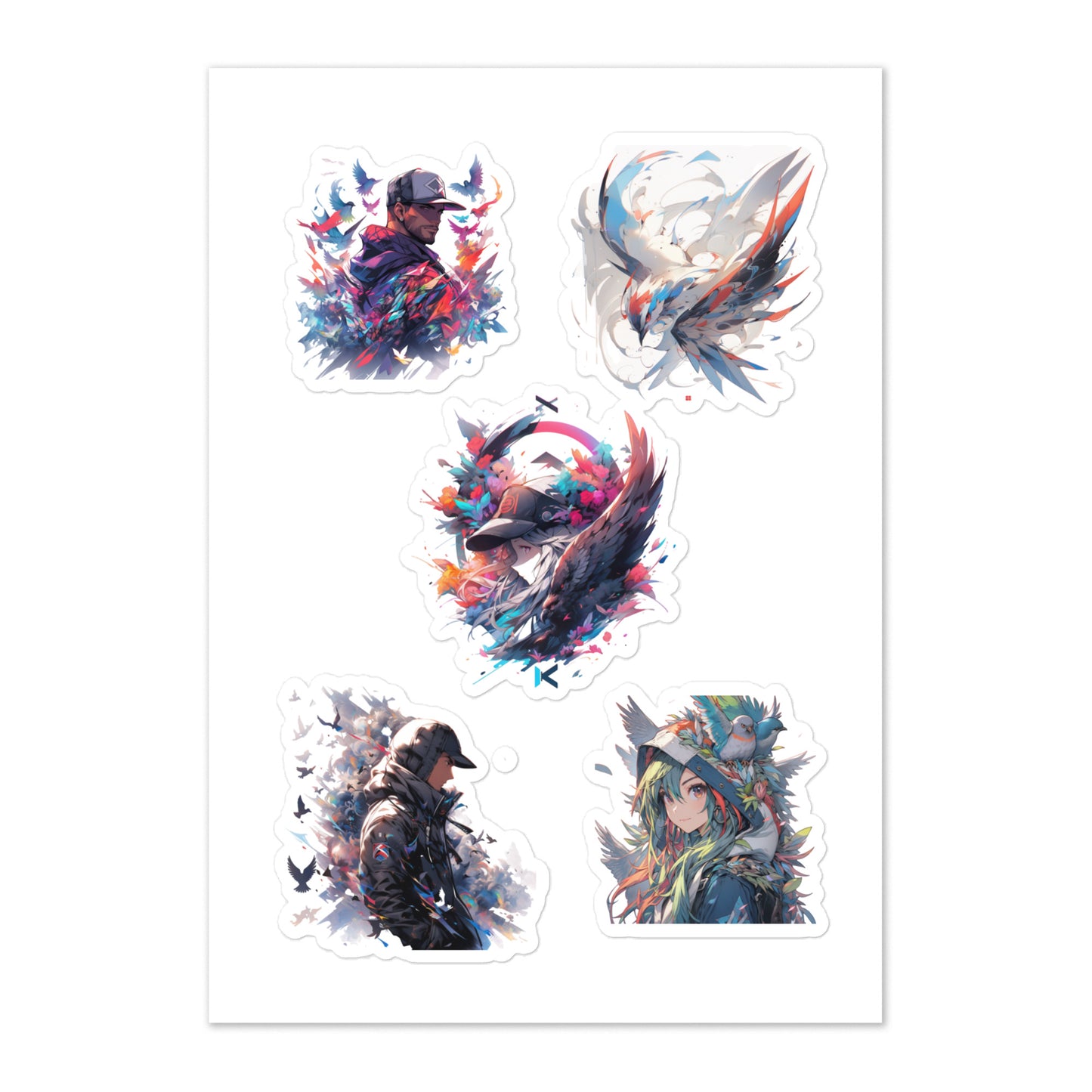 Urban phoenix mix | Sticker sheet
