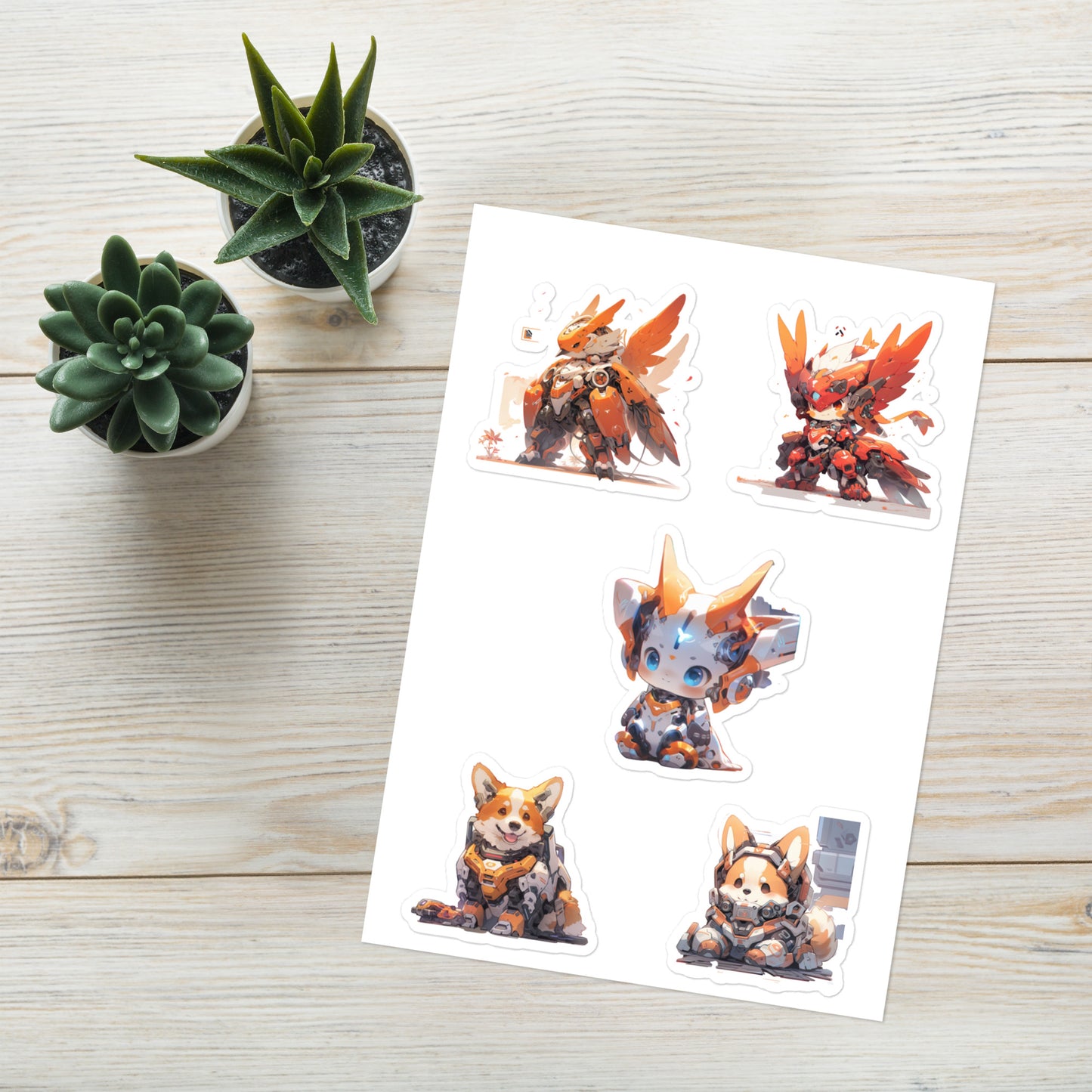 Phoenix Corgi | Sticker sheet