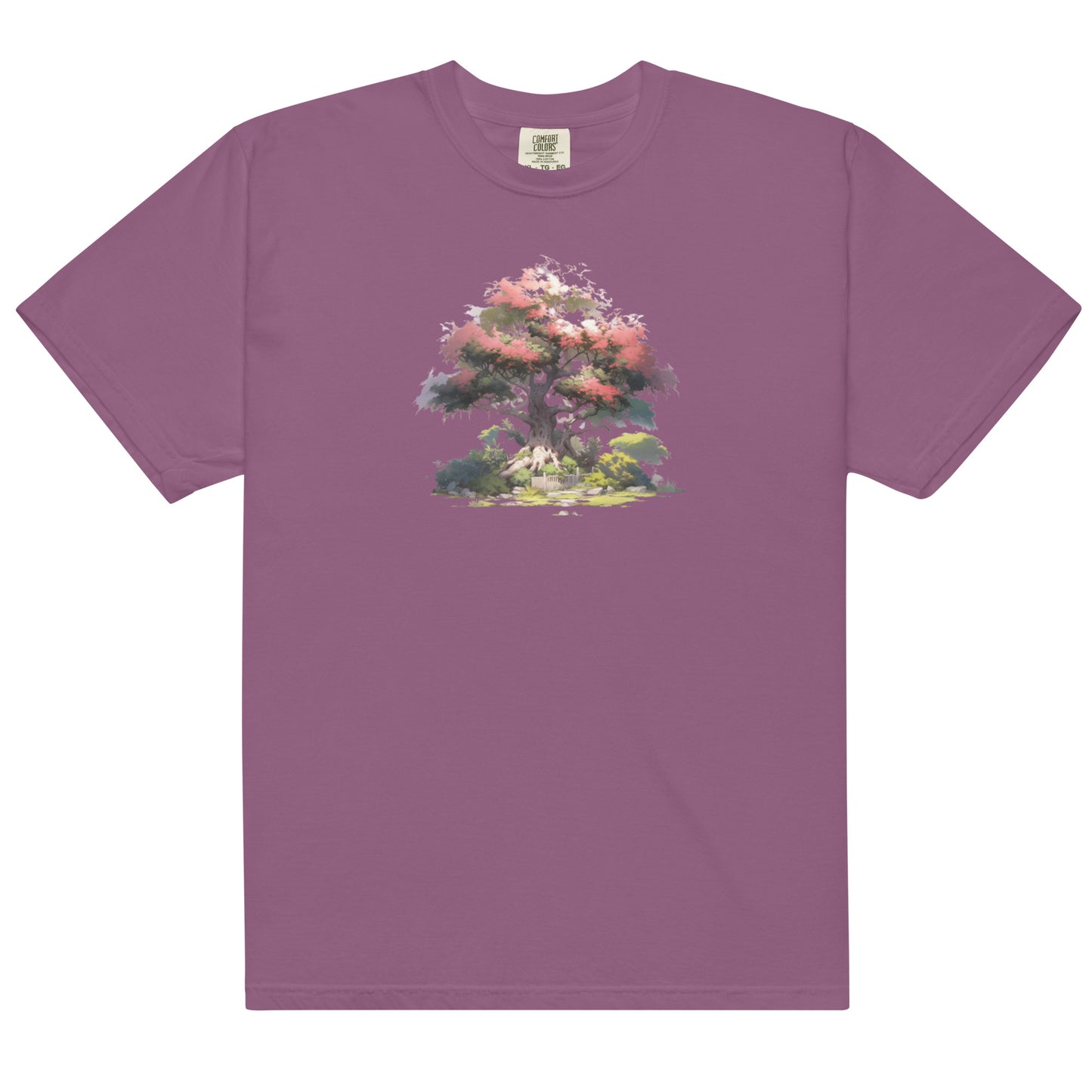 Red Tree | Unisex garment-dyed heavyweight t-shirt