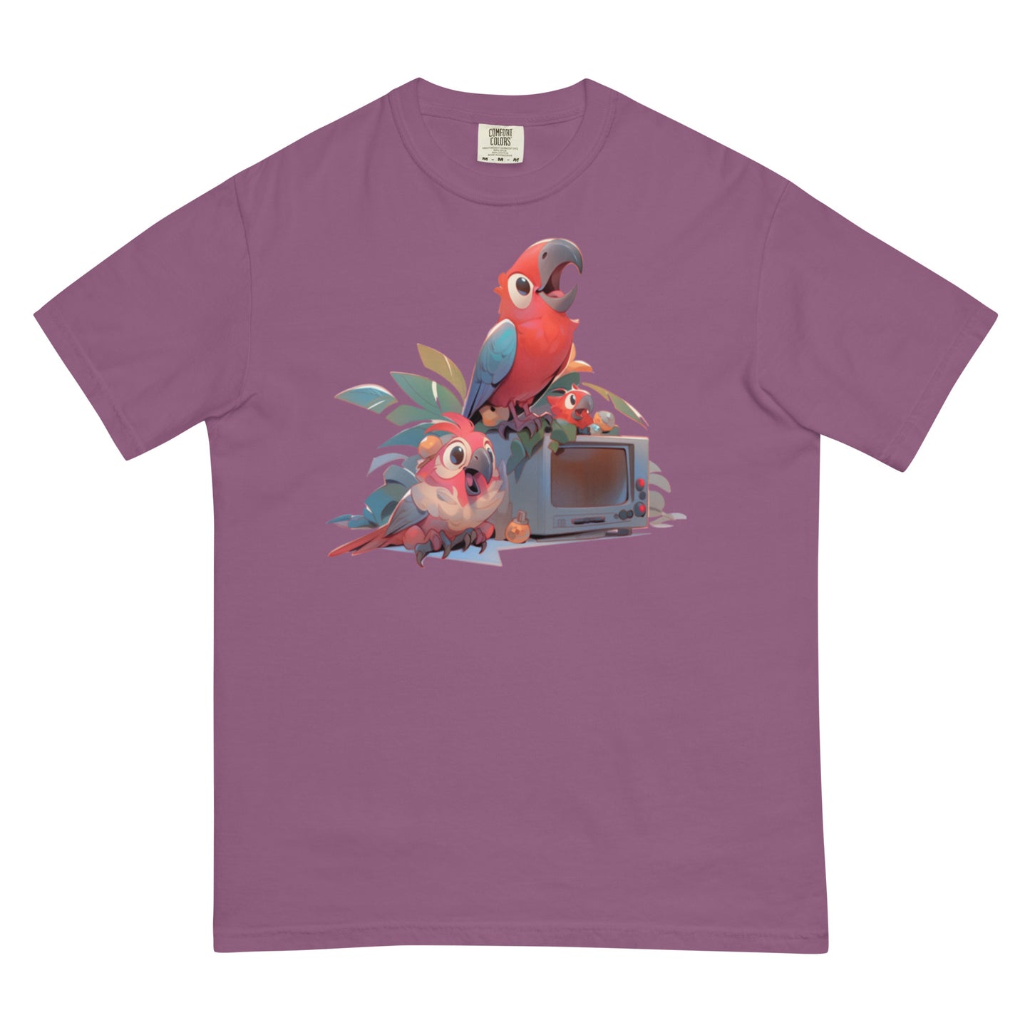 Cotorra Navideña #3 | Unisex garment-dyed heavyweight t-shirt
