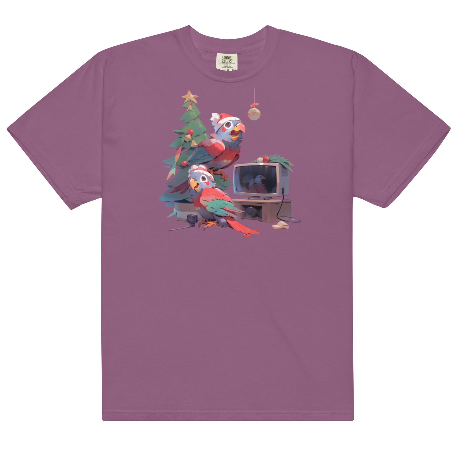 Cotorra Navideña #4 | Unisex garment-dyed heavyweight t-shirt
