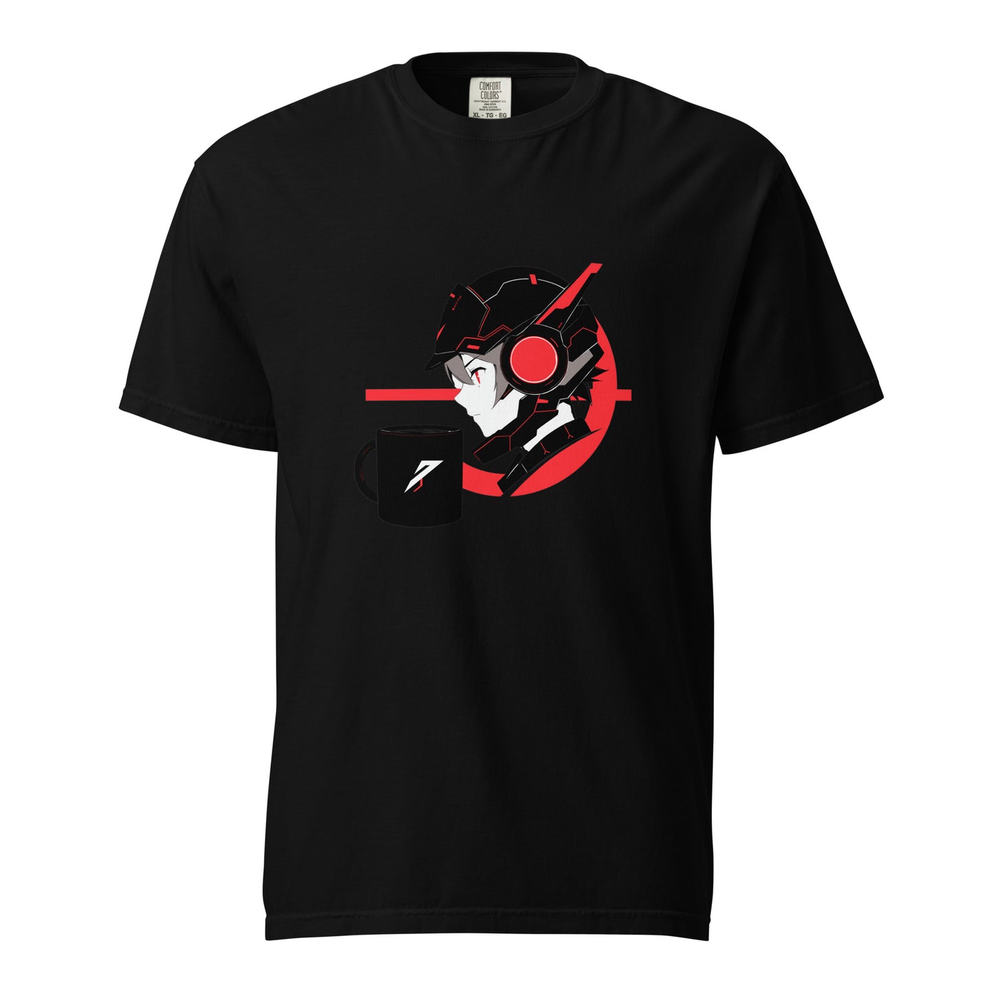 Coffe Anime || Unisex garment-dyed heavyweight t-shirt