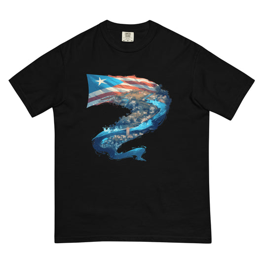 Puerto Rico River || Unisex garment-dyed heavyweight t-shirt