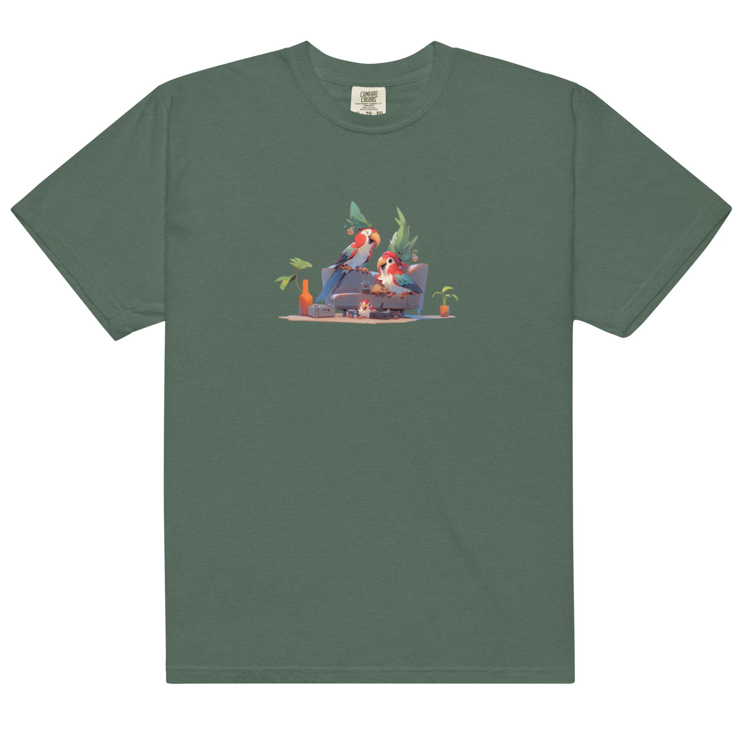 Cotorra Navideña #1 | Unisex garment-dyed heavyweight t-shirt