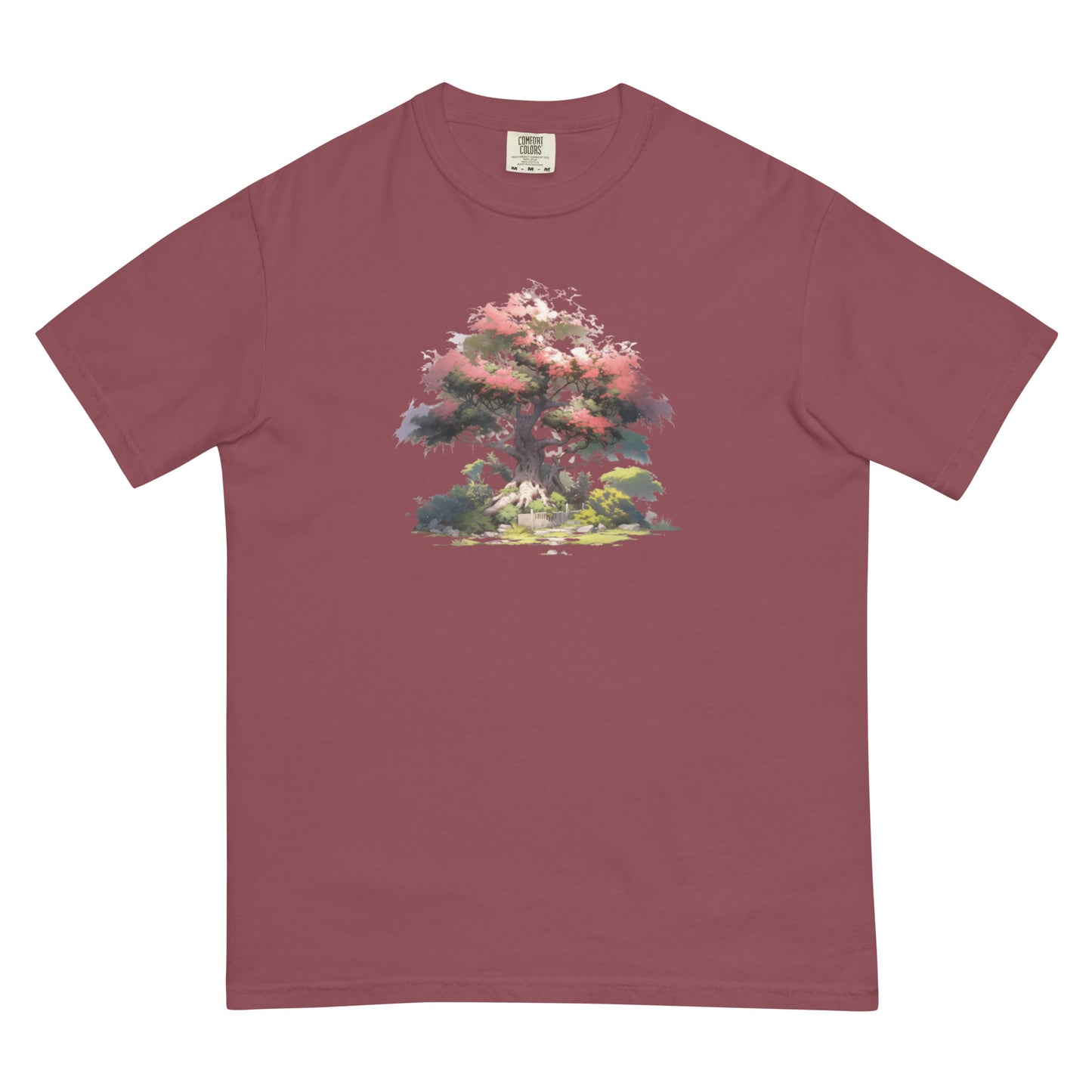 Red Tree | Unisex garment-dyed heavyweight t-shirt