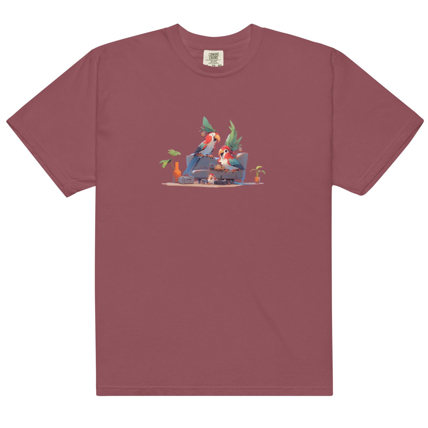 Cotorra Navideña #1 | Unisex garment-dyed heavyweight t-shirt