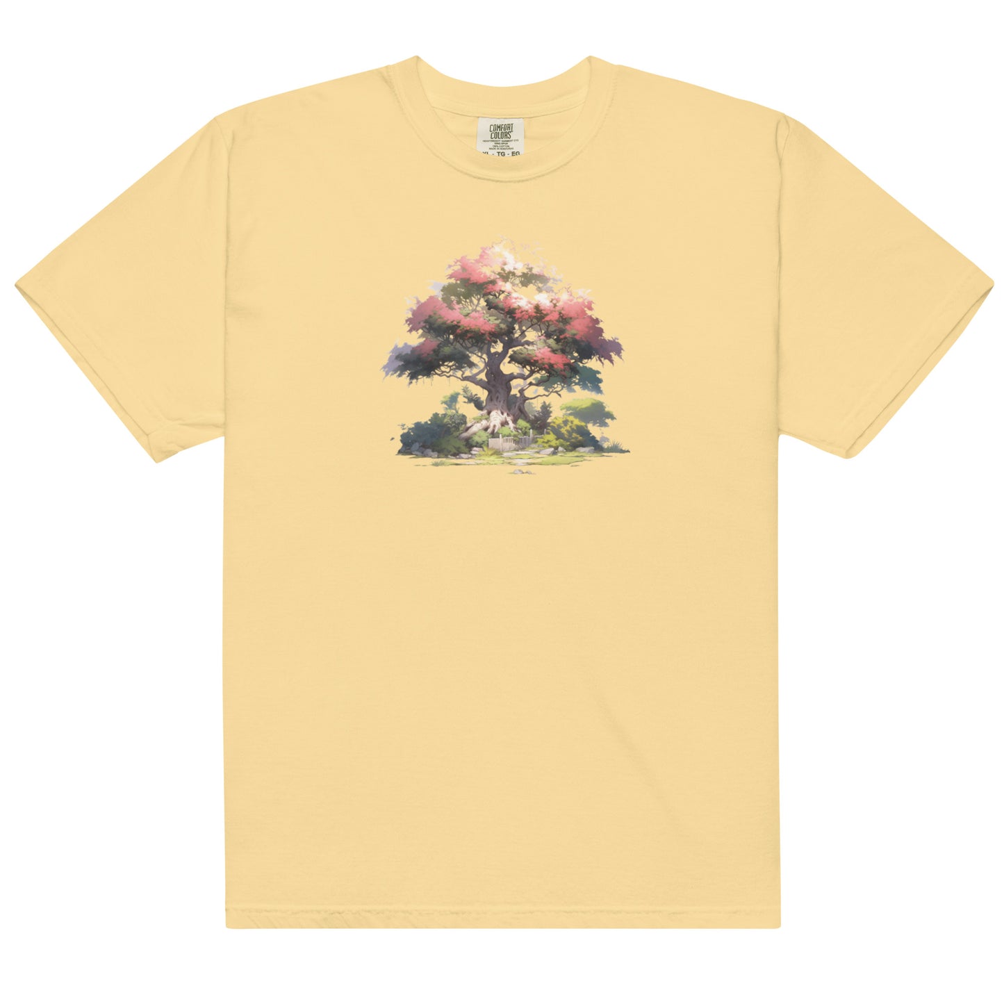 Red Tree | Unisex garment-dyed heavyweight t-shirt