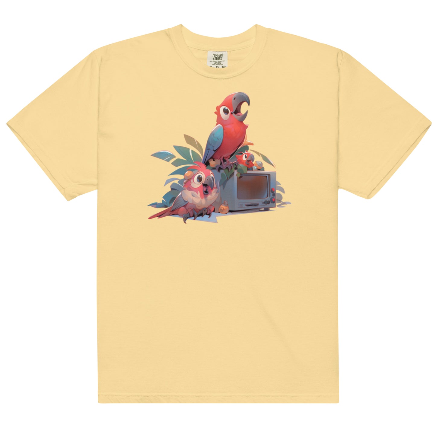 Cotorra Navideña #3 | Unisex garment-dyed heavyweight t-shirt