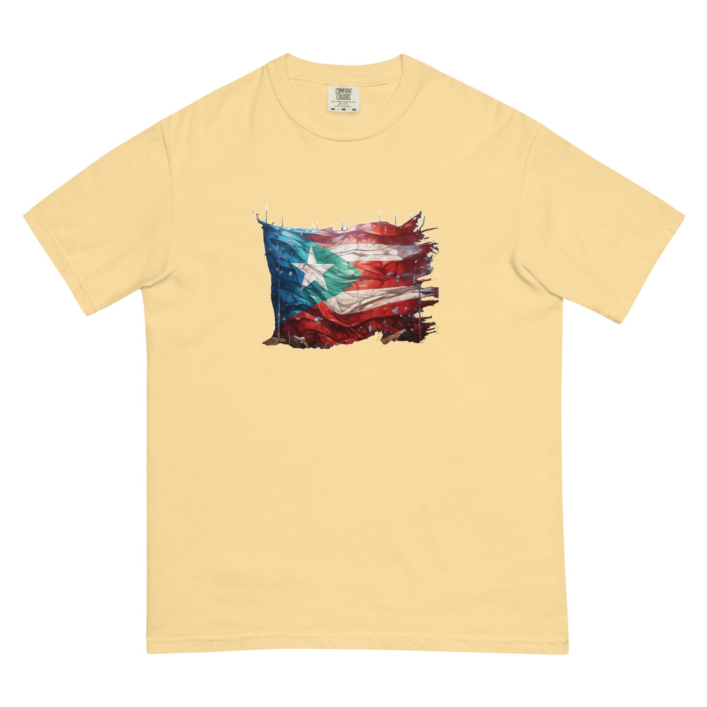 New Bandera PR 2024 | Unisex garment-dyed heavyweight t-shirt