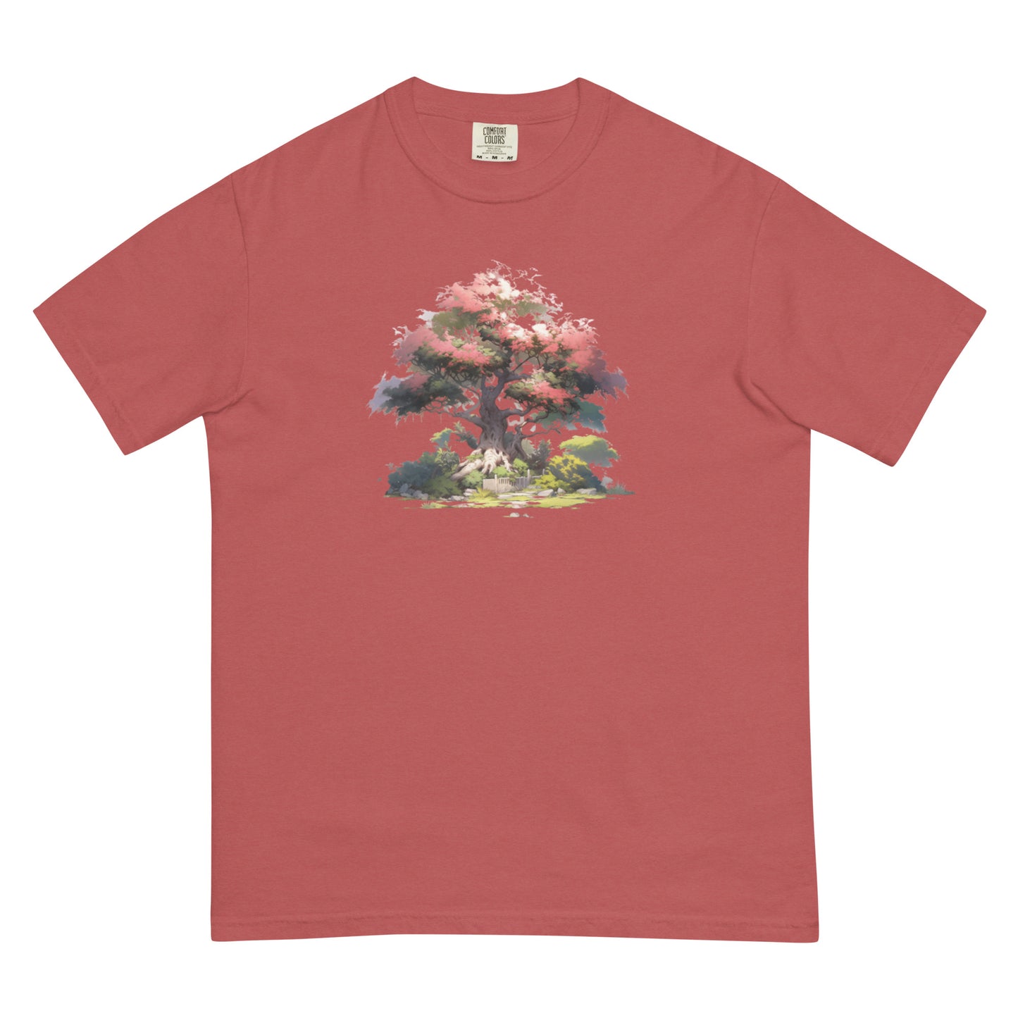 Red Tree | Unisex garment-dyed heavyweight t-shirt