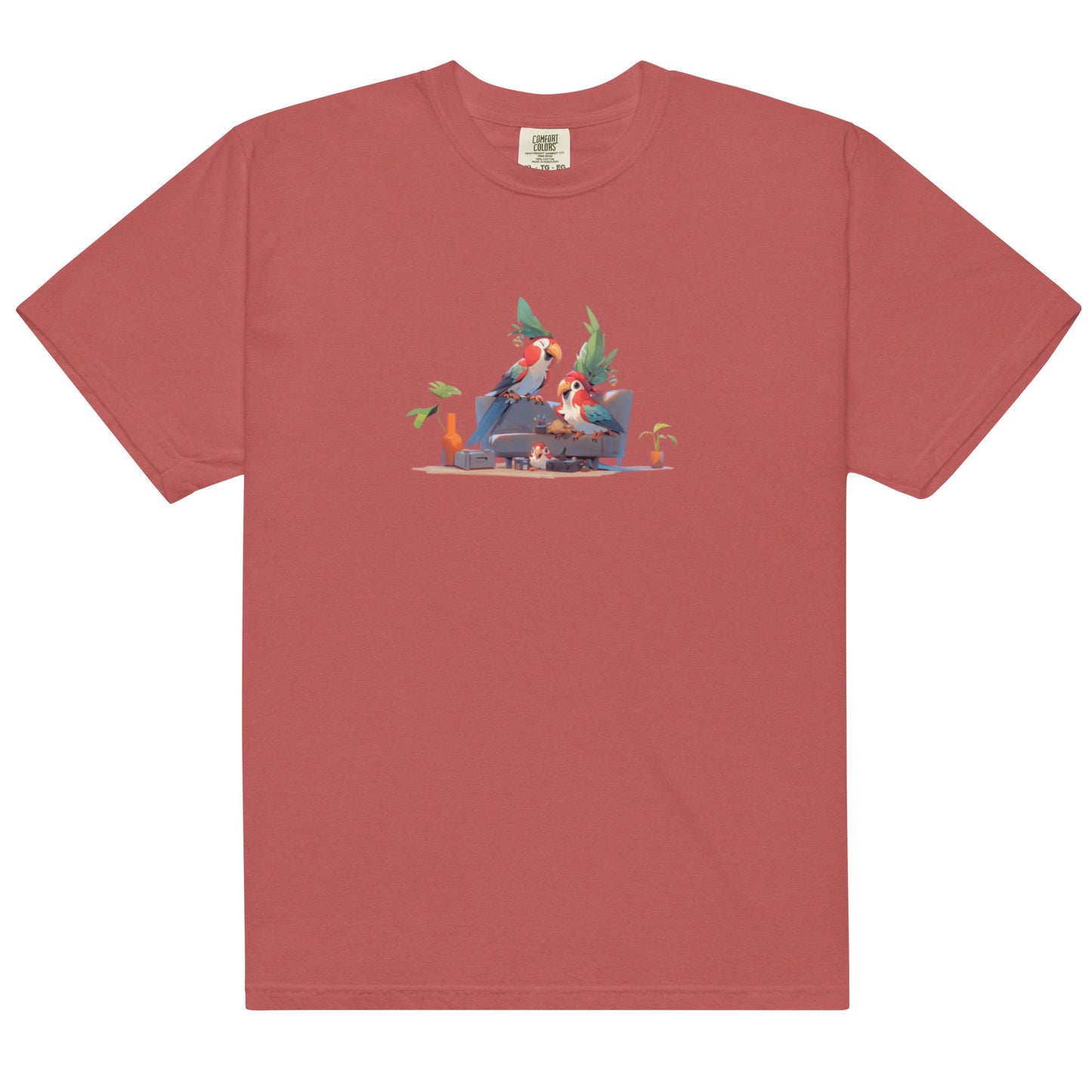 Cotorra Navideña #1 | Unisex garment-dyed heavyweight t-shirt