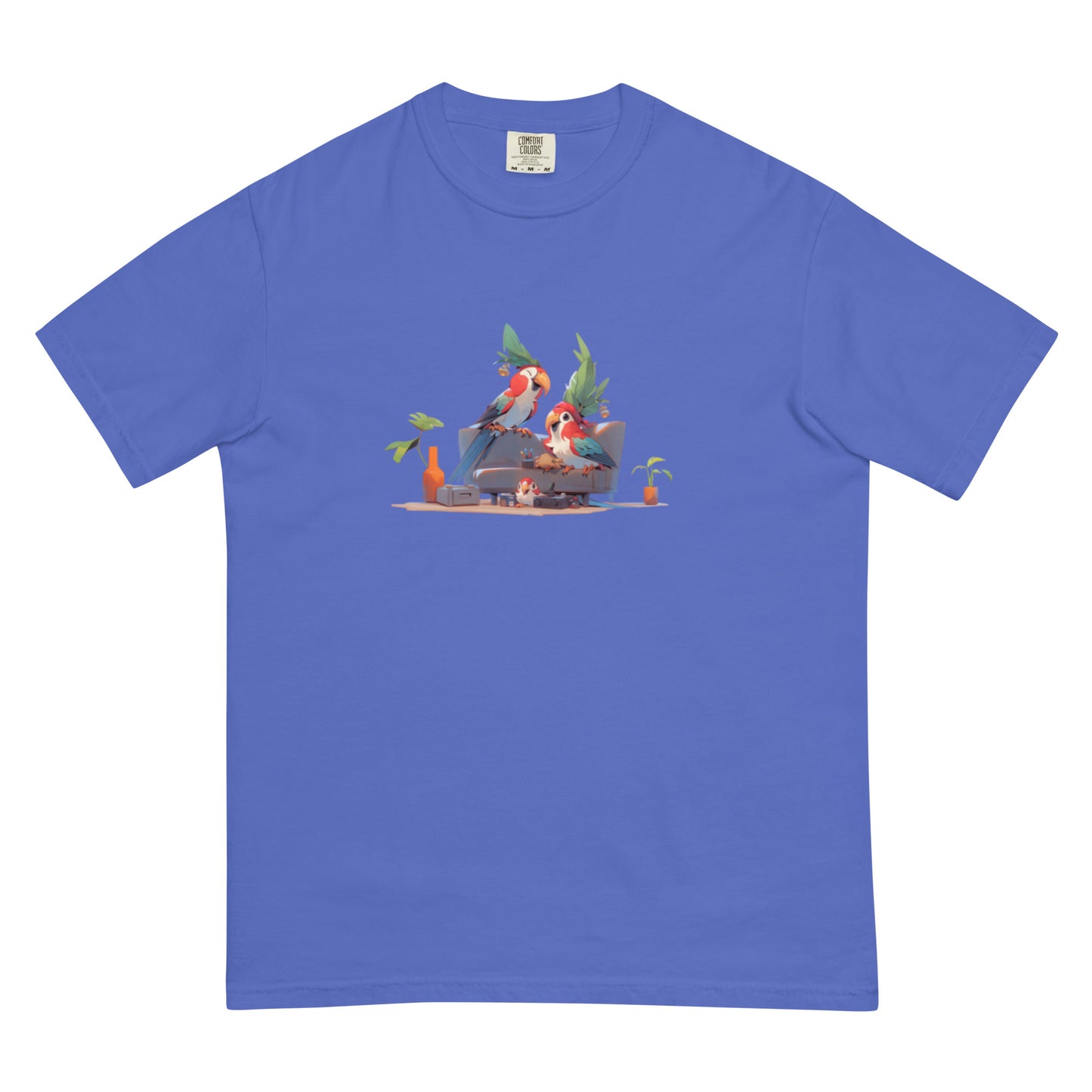 Cotorra Navideña #1 | Unisex garment-dyed heavyweight t-shirt