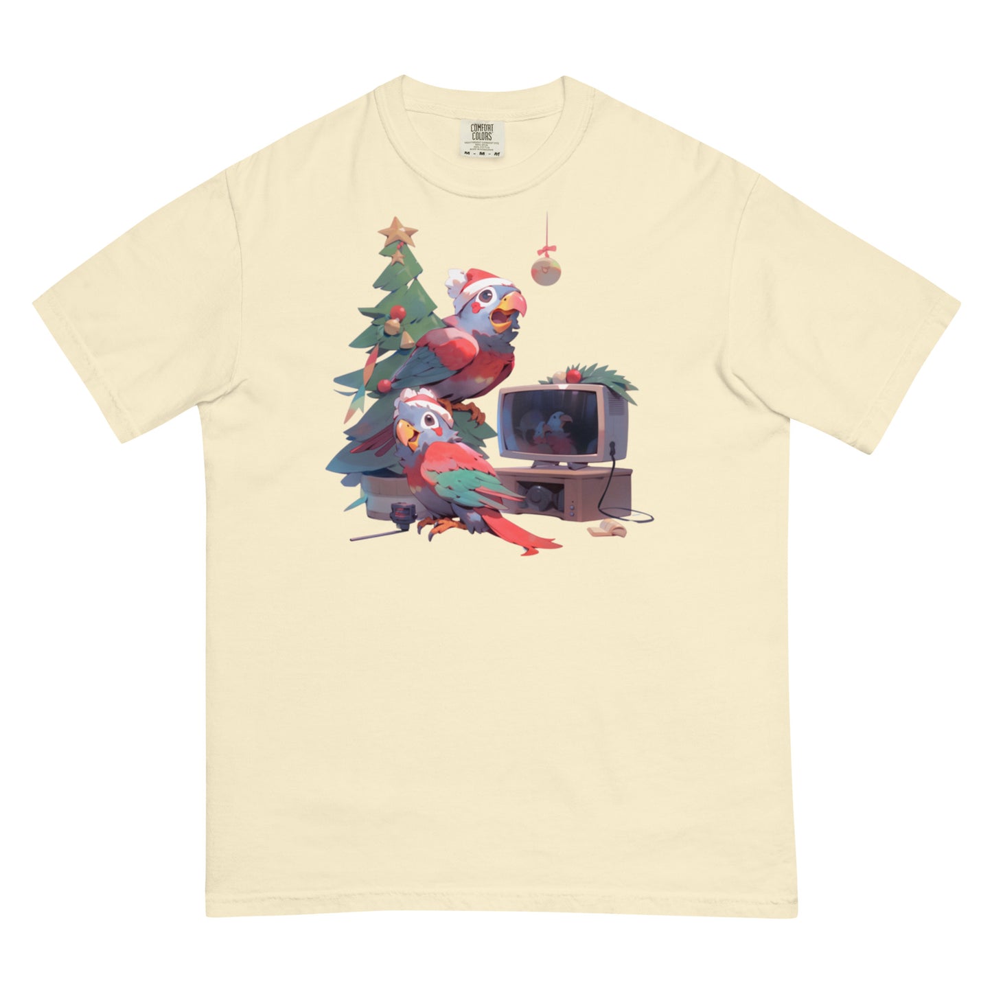 Cotorra Navideña #4 | Unisex garment-dyed heavyweight t-shirt