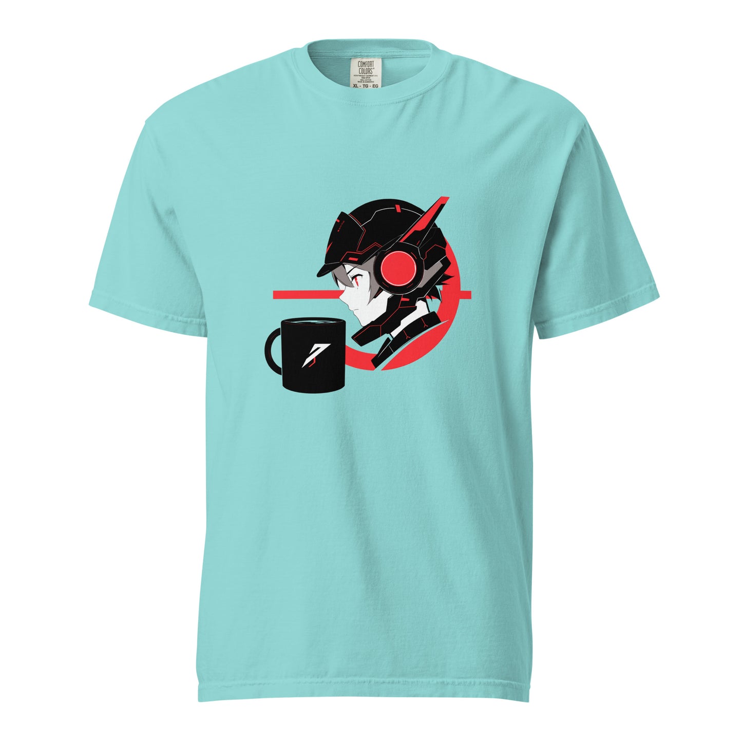 Coffe Anime || Unisex garment-dyed heavyweight t-shirt