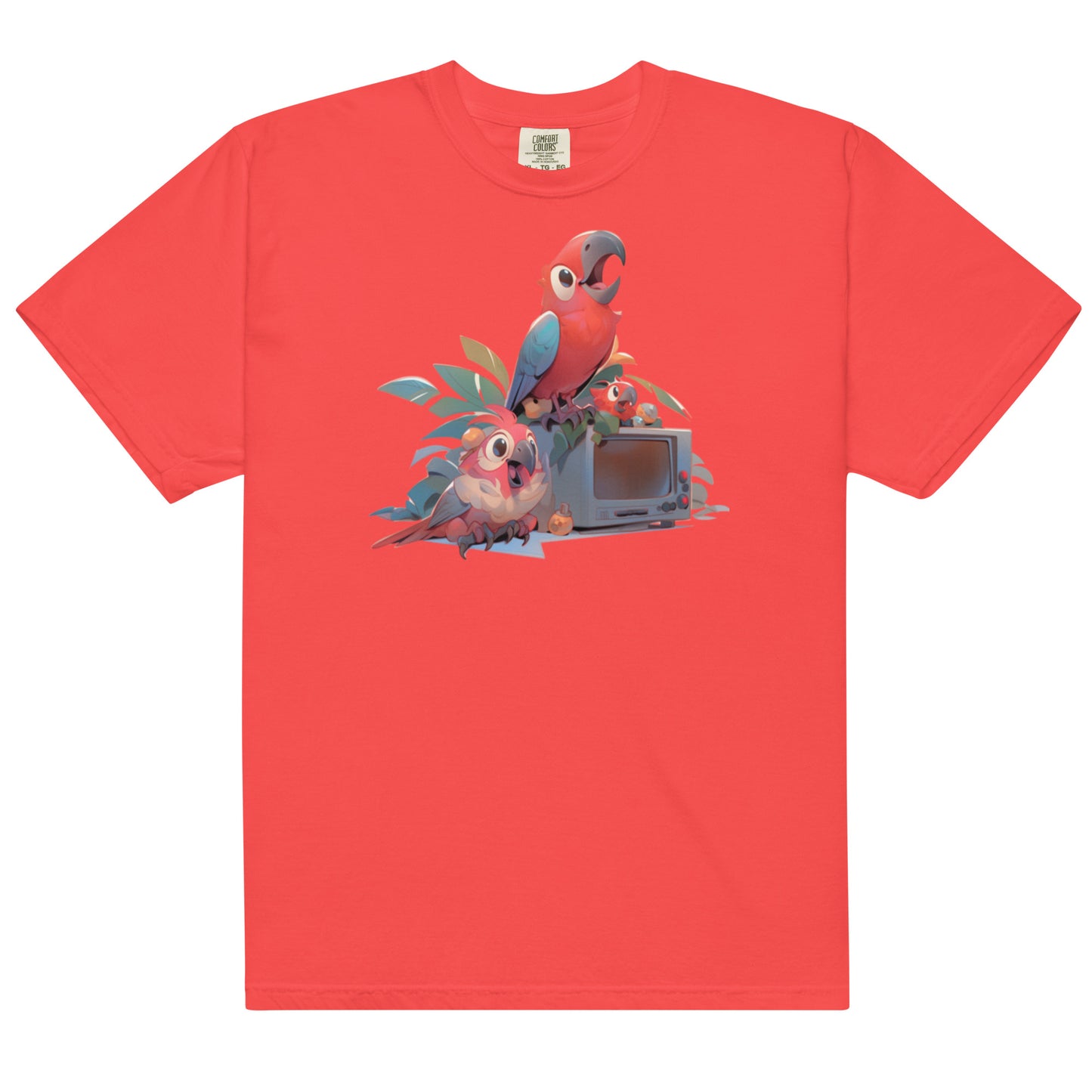 Cotorra Navideña #3 | Unisex garment-dyed heavyweight t-shirt