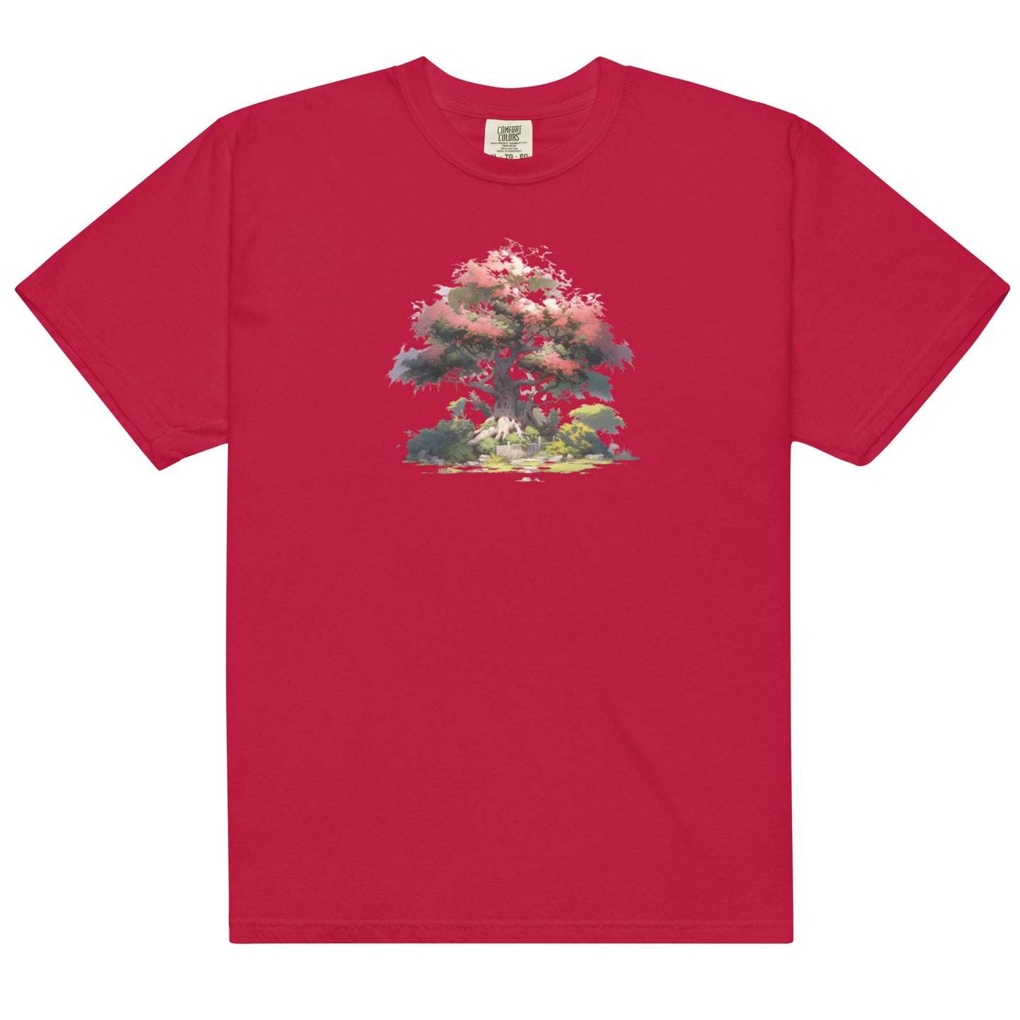 Red Tree | Unisex garment-dyed heavyweight t-shirt