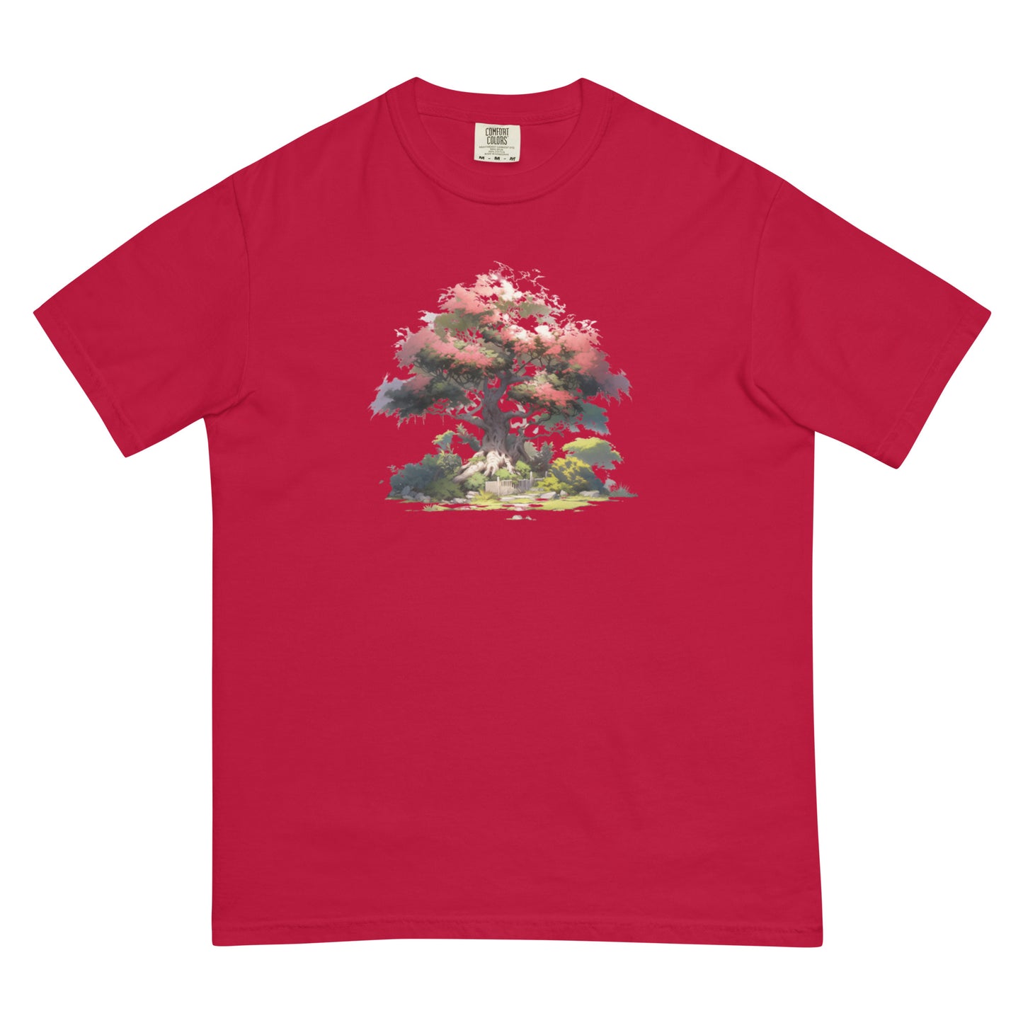 Red Tree | Unisex garment-dyed heavyweight t-shirt