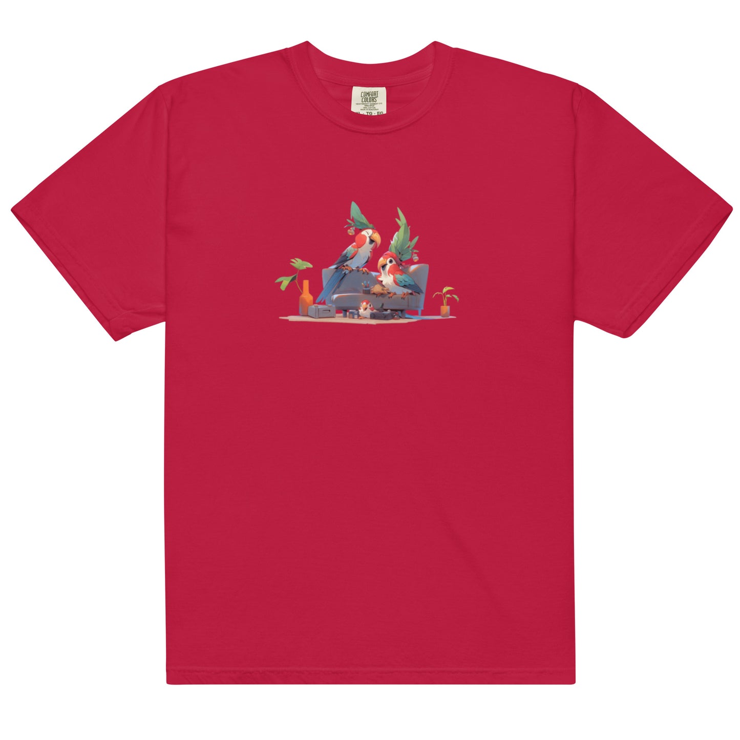 Cotorra Navideña #1 | Unisex garment-dyed heavyweight t-shirt