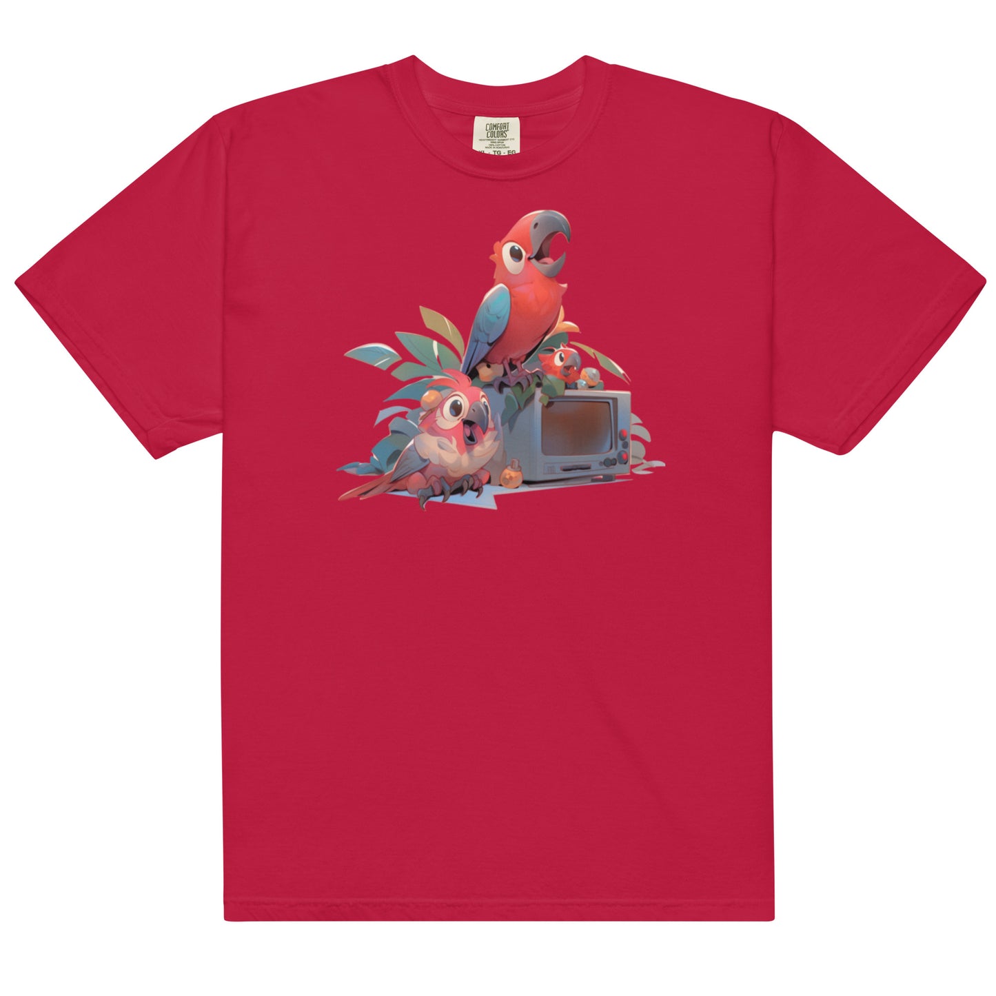 Cotorra Navideña #3 | Unisex garment-dyed heavyweight t-shirt